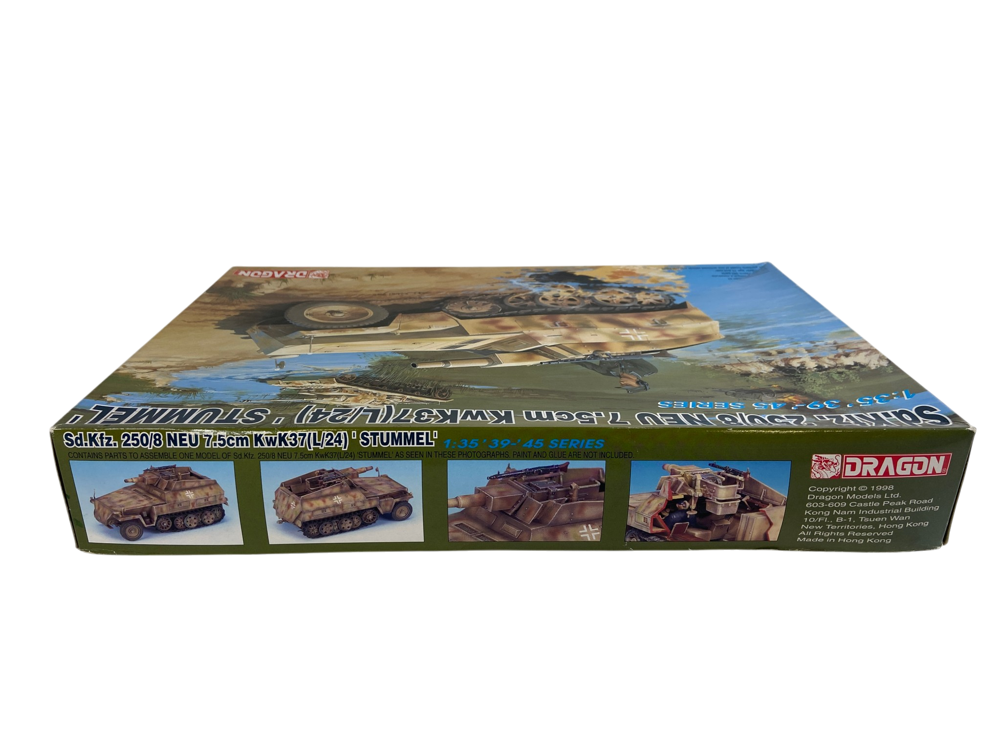 Dragon 1:35 Sd.Kfz. 250/8 Neu 7.5cm KwK37(L/24) 'Stummel' incl. PE Set 6102