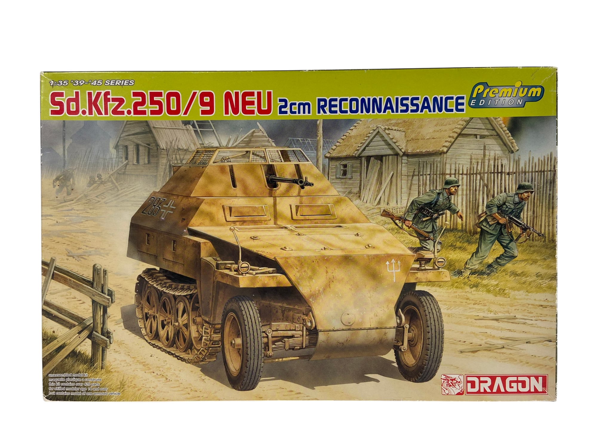 Dragon 1:35 Sd.Kfz. 250/9 Ausf. B 2cm Reconnaissance incl. veel extra's 6316