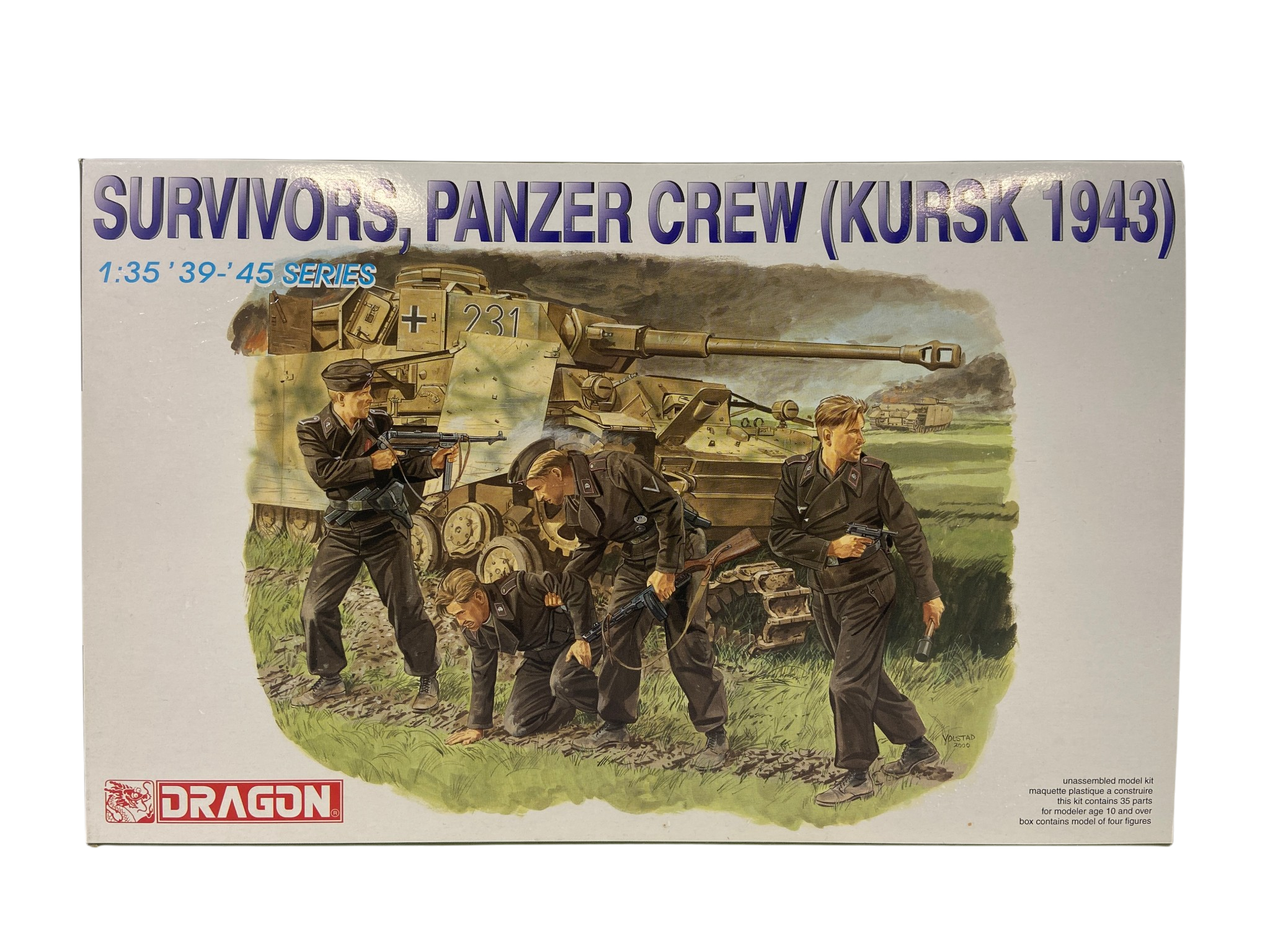 Dragon 1:35 Survivors, Panzer Crew (Kursk 1943) 6129