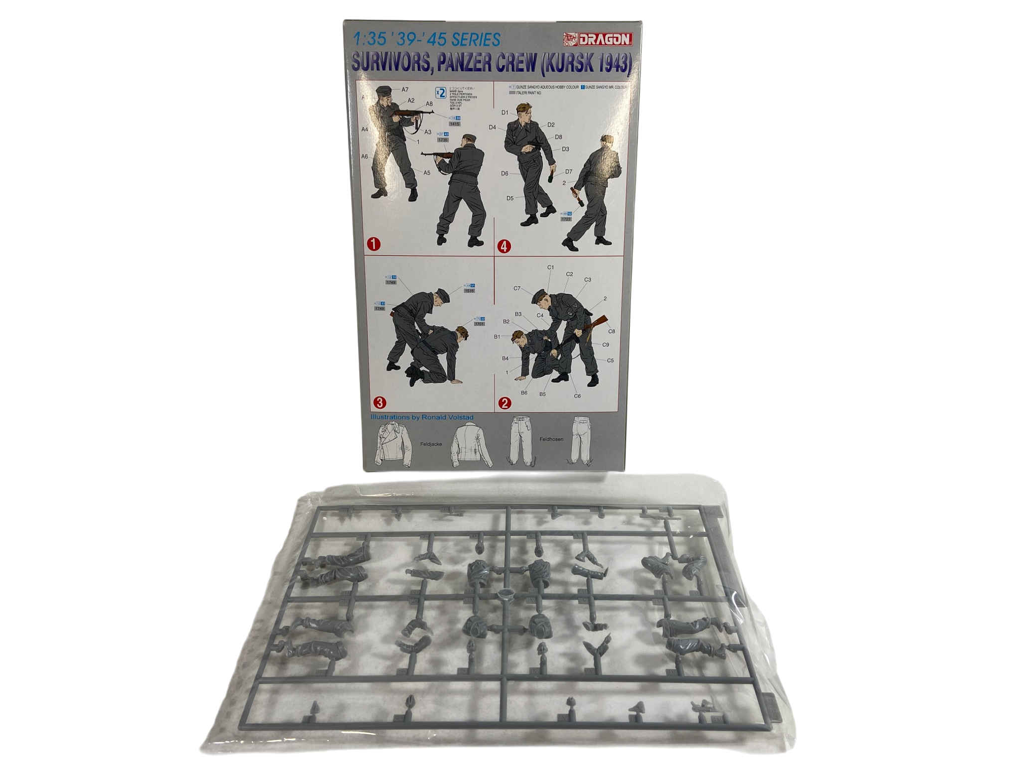 Dragon 1:35 Survivors, Panzer Crew (Kursk 1943) 6129