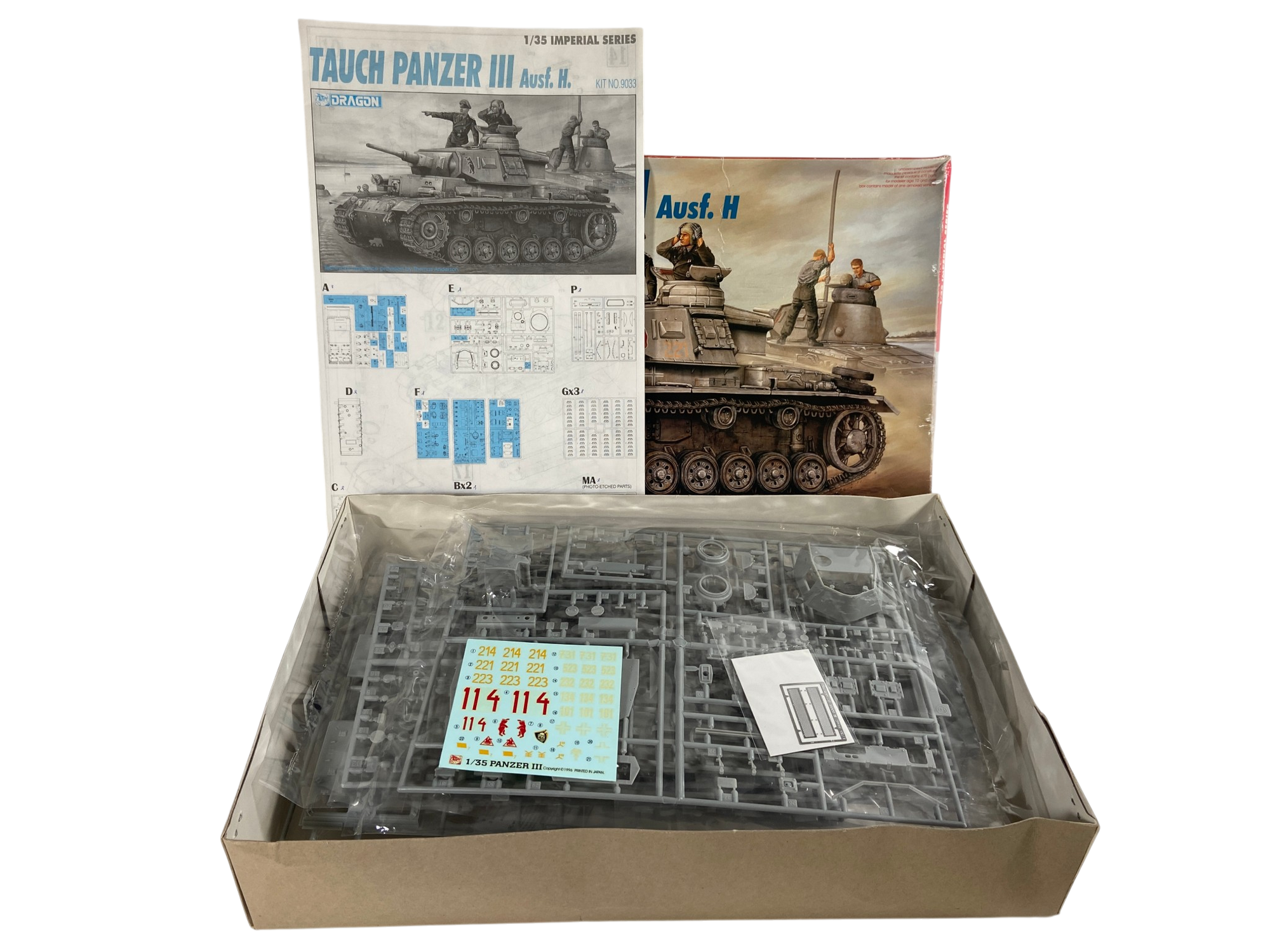 Dragon 1:35 Tauch Panzer III Ausf. H 9033
