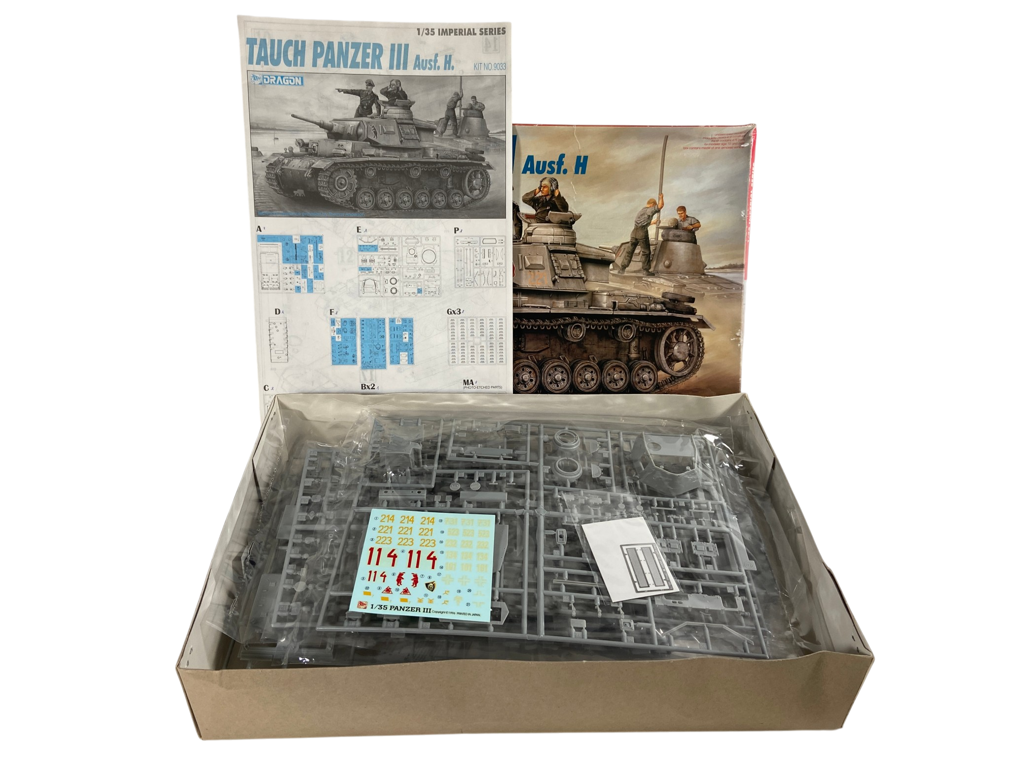 Dragon 1:35 Tauch Panzer III Ausf. H 9033