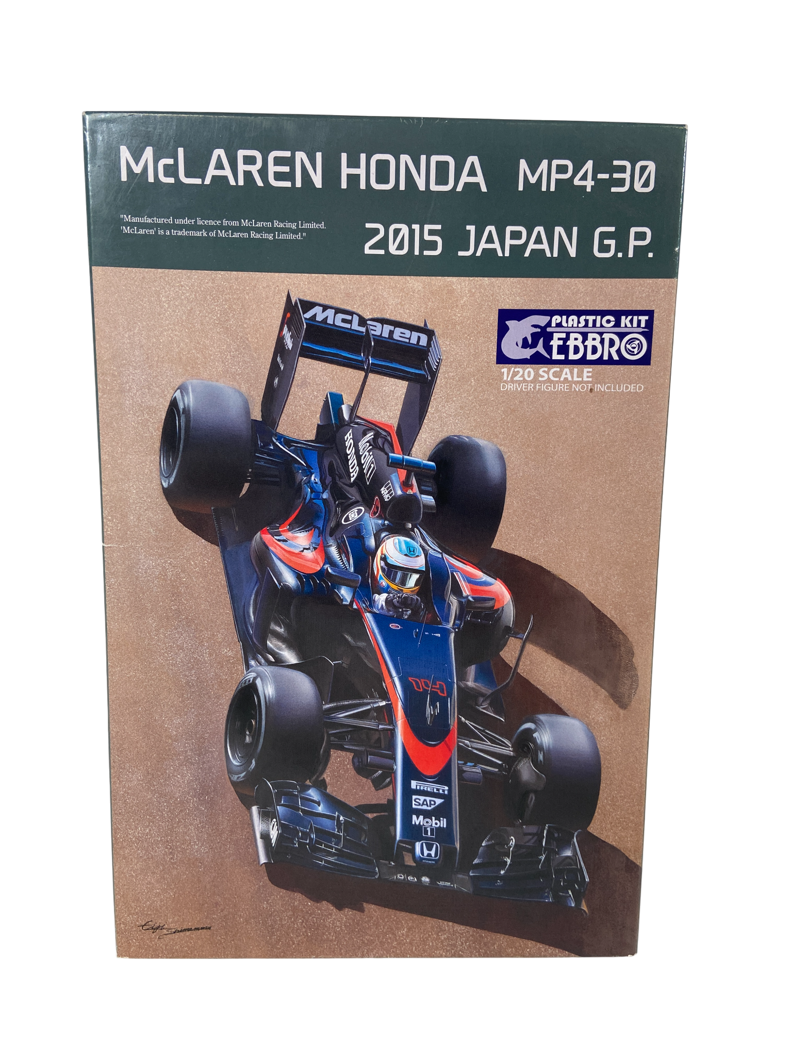 Ebbro 1:20 McLaren Honda MP4-30 2015 Japan G.P. 20015
