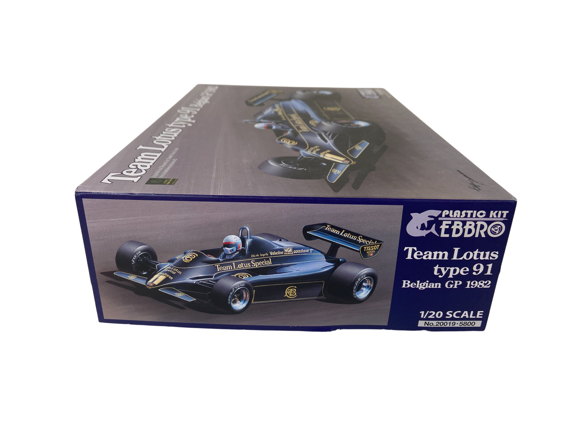 Ebbro 1:20 Team Lotus Type 91 Belgian GP 1982 20019