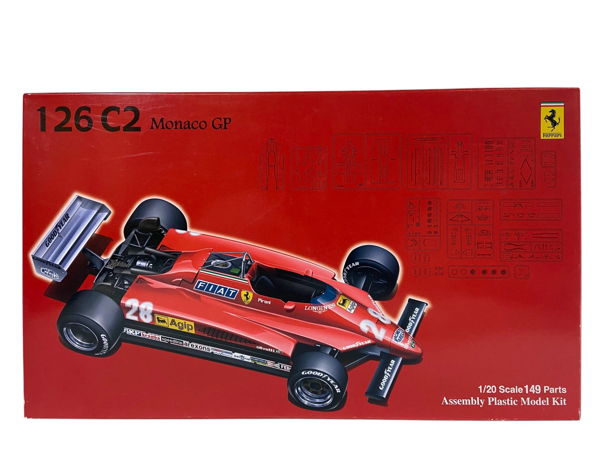Fujimi 1:20 Ferrari 126 C2 Monaco GP 090429