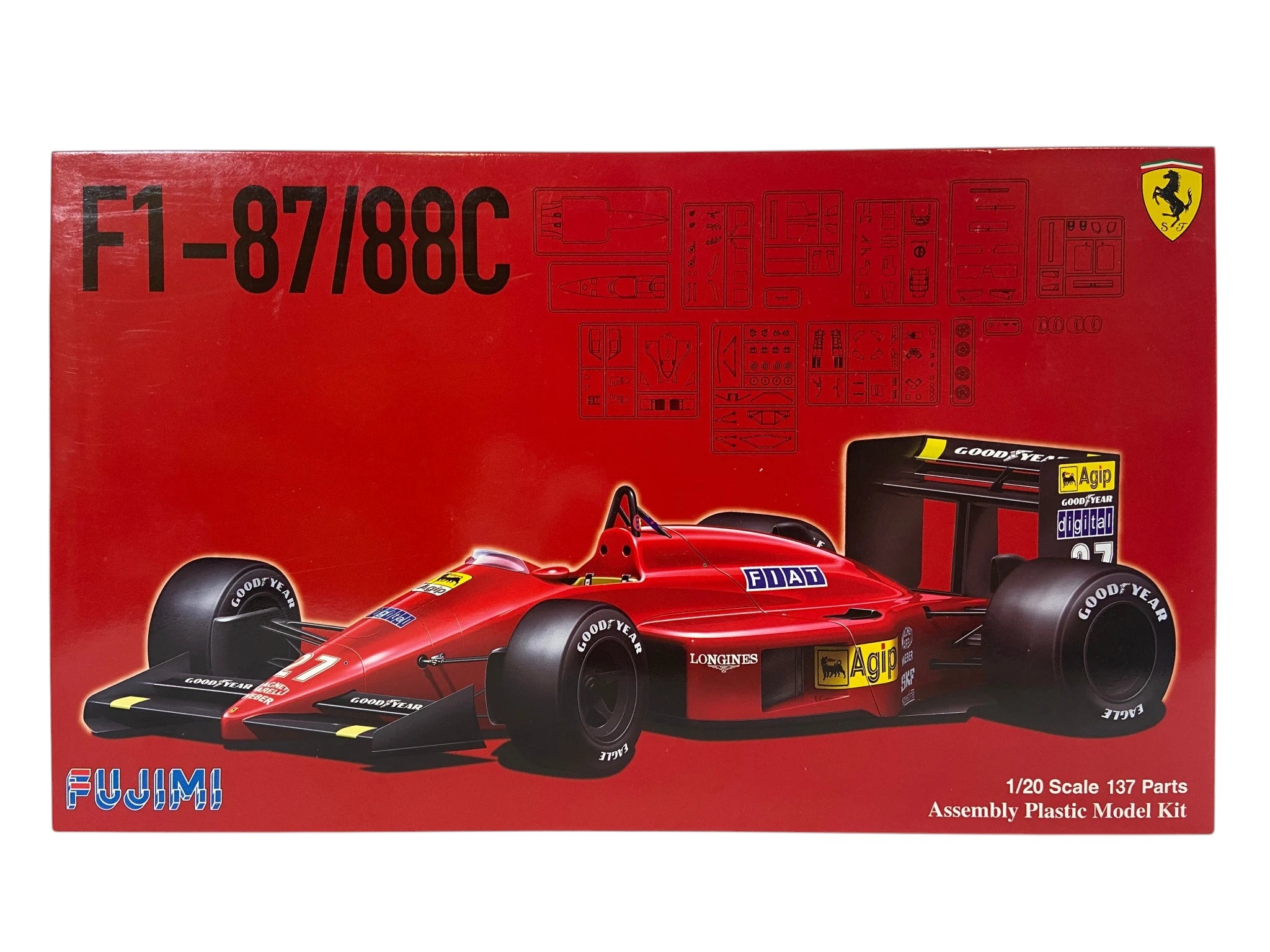 Fujimi 1:20 Ferrari F1-87/88C incl. Cartograf decals 091983