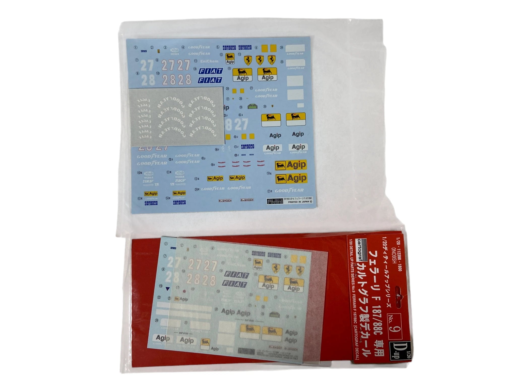 Fujimi 1:20 Ferrari F1-87/88C incl. Cartograf decals 091983