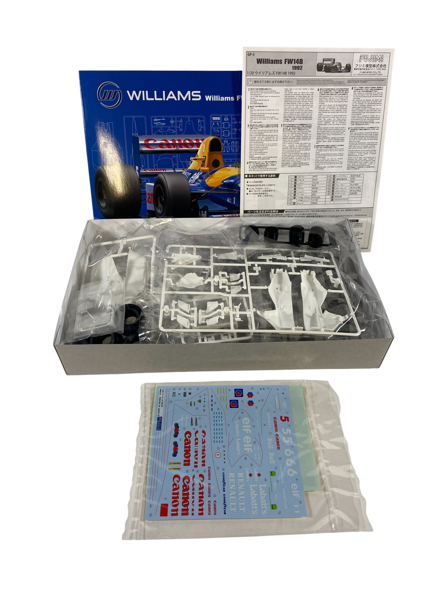 Fujimi 1:20 Williams FW14B - 1992 09197