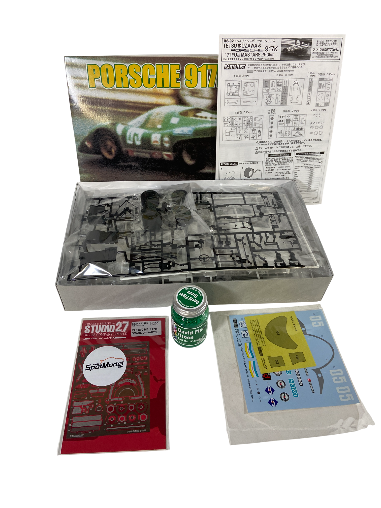 Fujimi 1:24 Porsche 917K Tetsu Ikuzawa '71 Fuji Masters incl. PE set & verf 12615