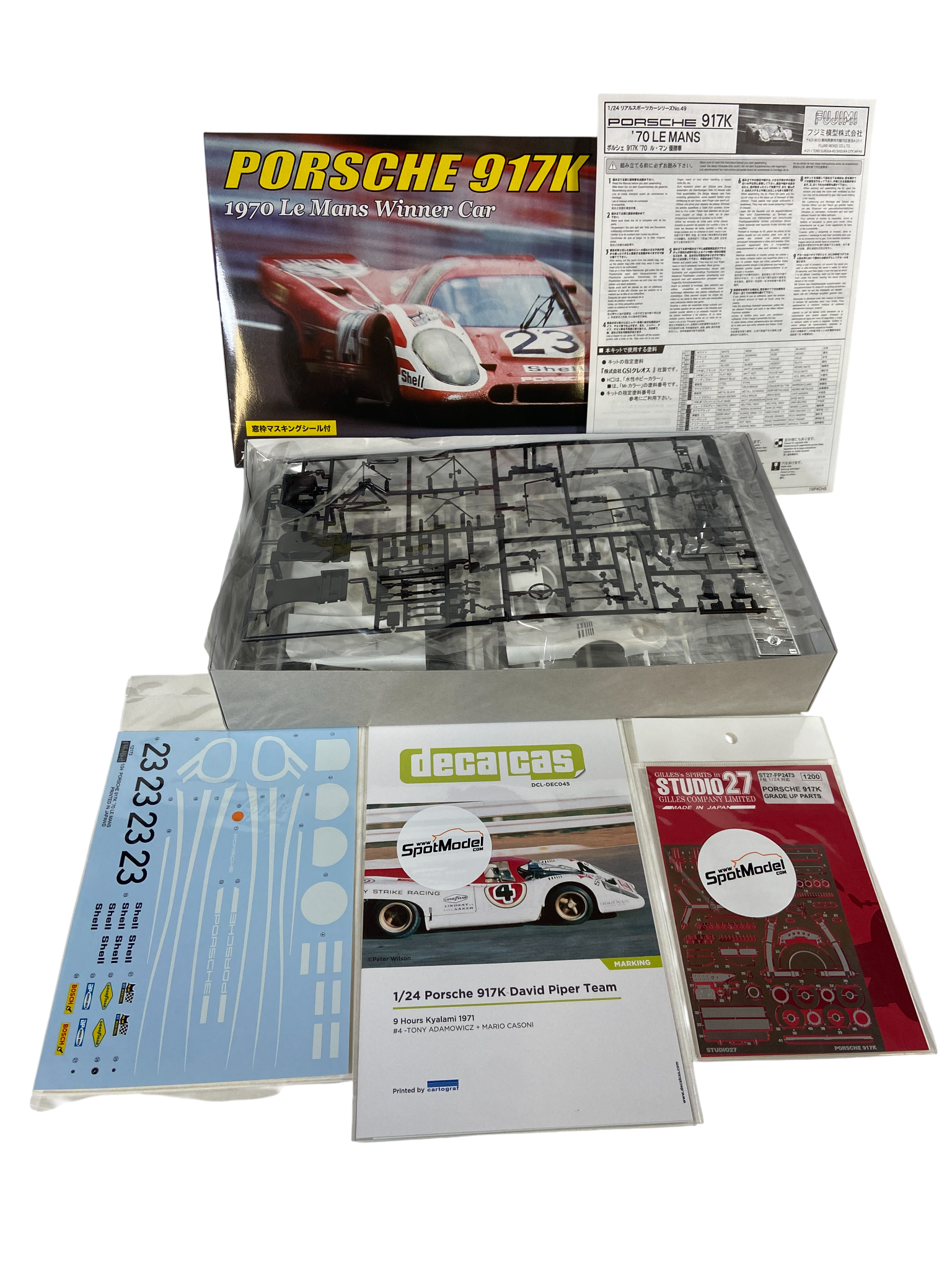 Fujimi 1:24 Porsche 917K incl. PE set & David Piper Team decals 12607