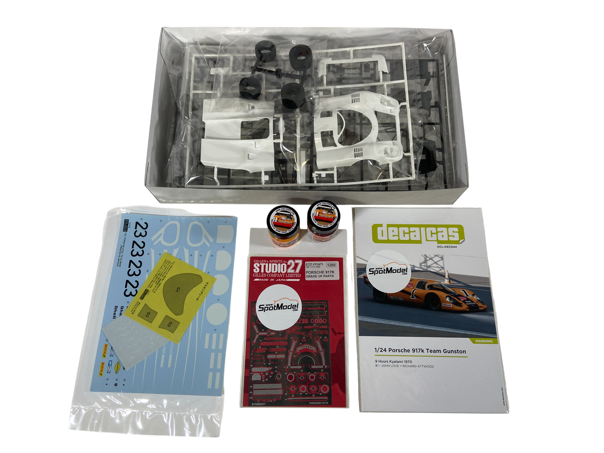 Fujimi 1:24 Porsche 917K incl. PE set, verf & Team Gunston decals 12607