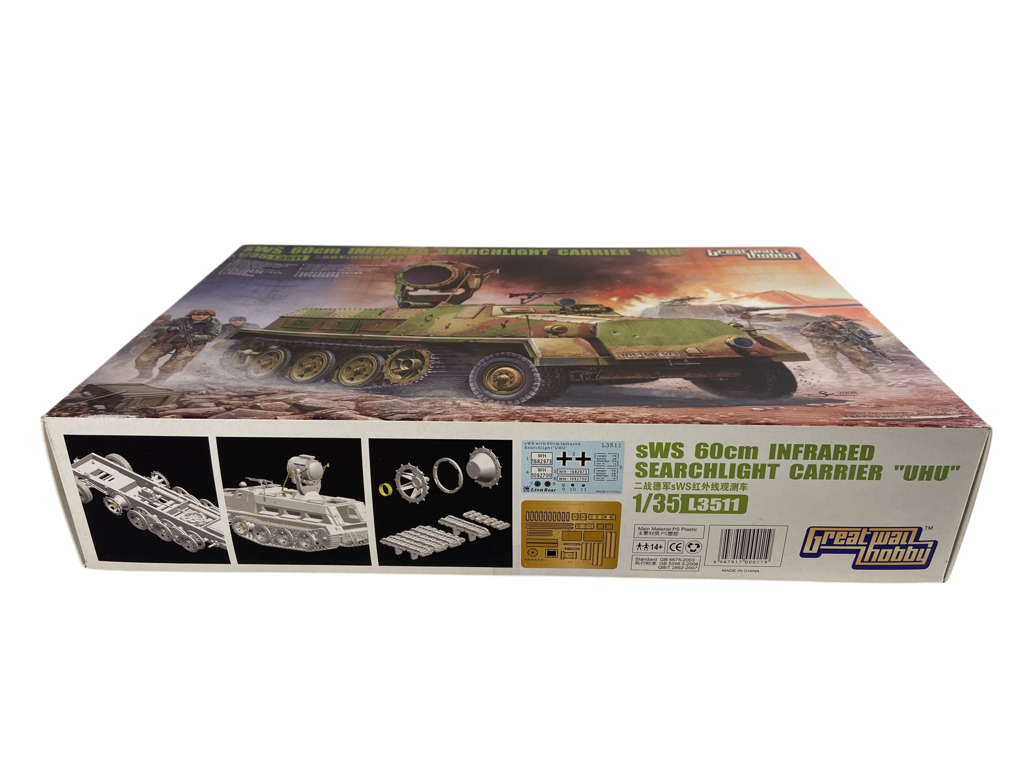 Great Wall Hobby 1:35 sWS 60cm Infrared Searchlight Carrier 'UHU' L3511