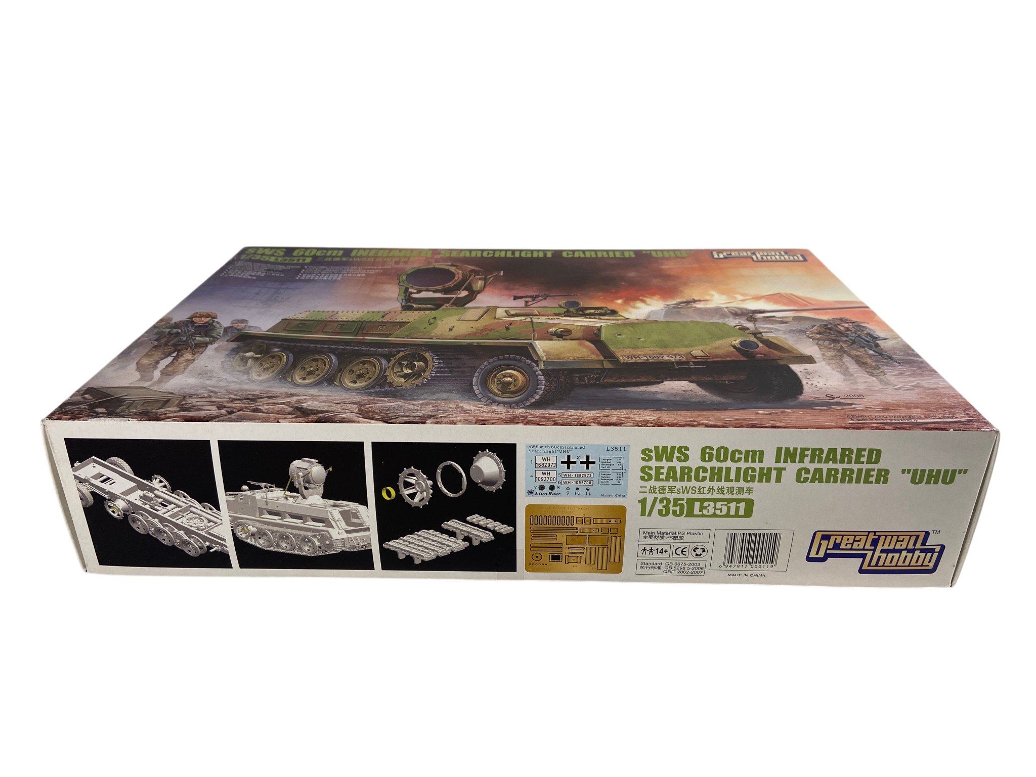 Great Wall Hobby 1:35 sWS 60cm Infrared Searchlight Carrier 'UHU' L3511