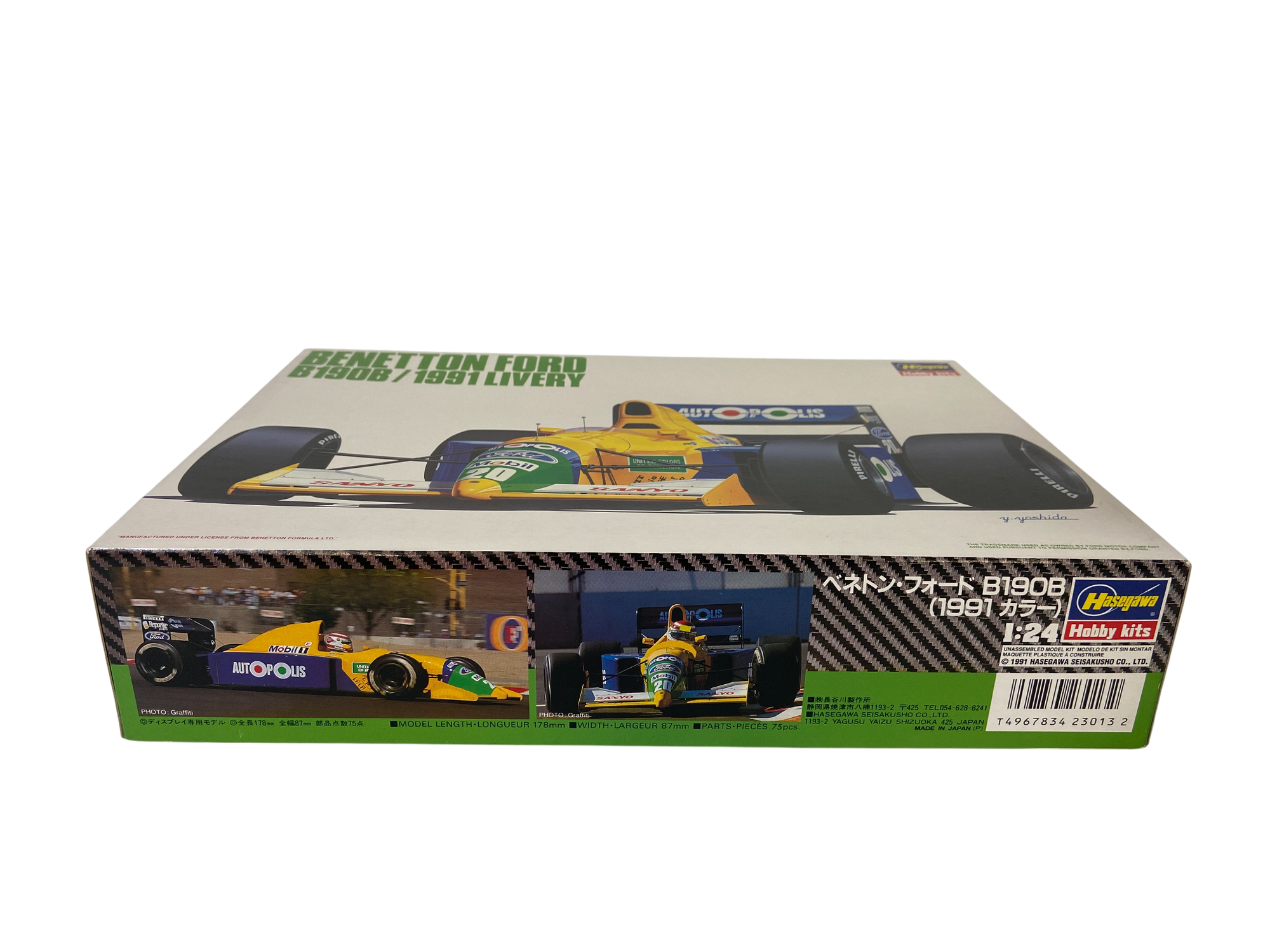 Hasegawa 1:24 Benetton Ford B190B/1991 Livery incl. verf & decals 23013