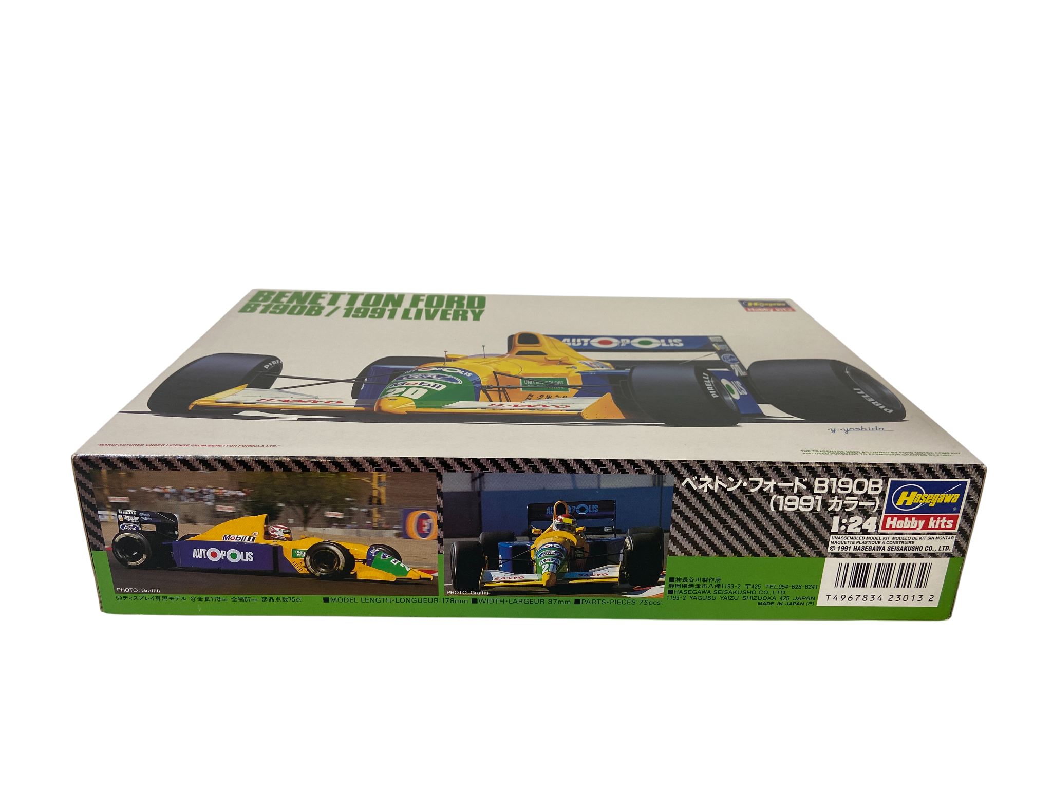 Hasegawa 1:24 Benetton Ford B190B/1991 Livery incl. verf & decals 23013