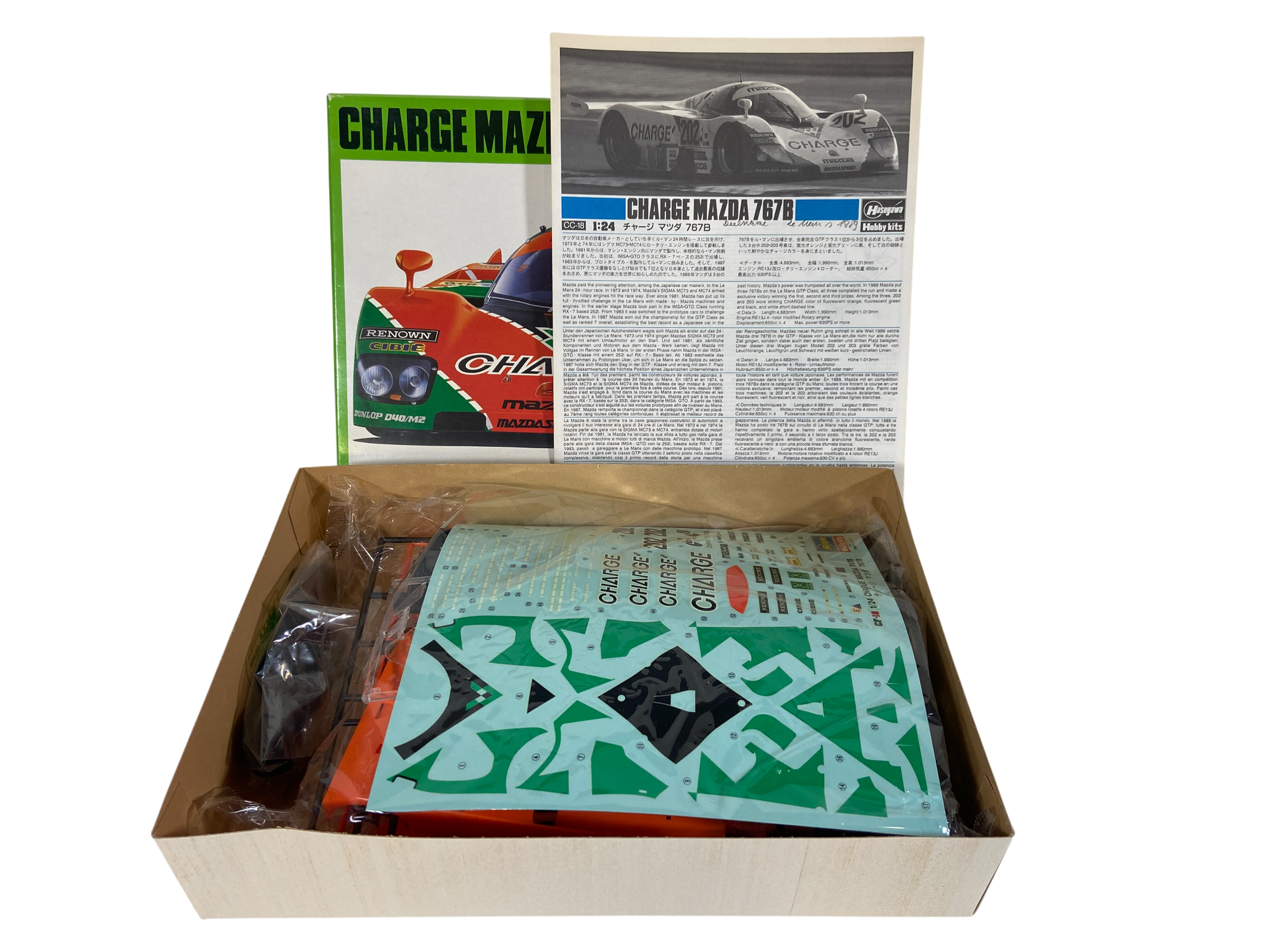 Hasegawa 1:24 Charge Mazda 767B 22018