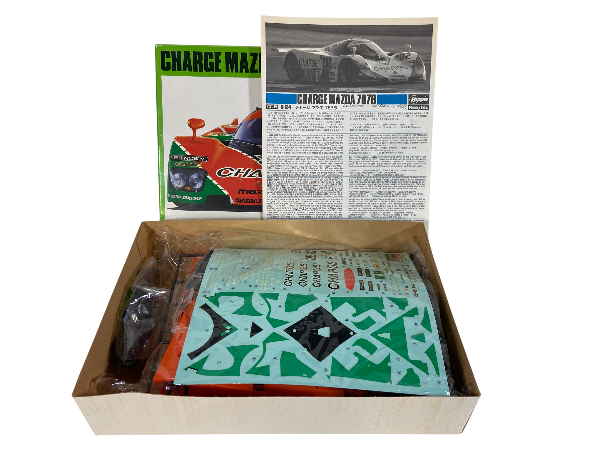 Hasegawa 1:24 Charge Mazda 767B 22018