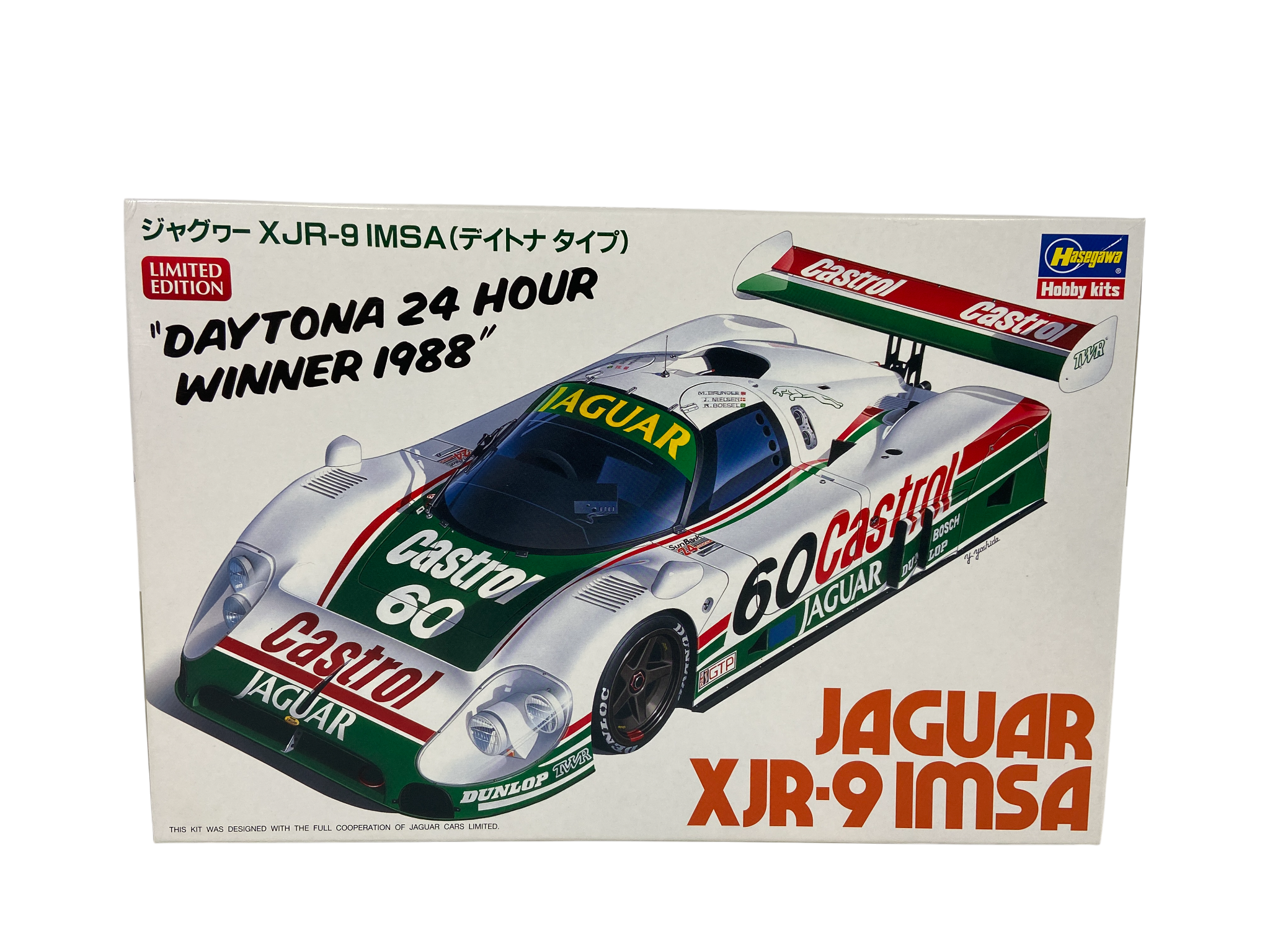 Hasegawa 1:24 Jaguar XJR-9 IMSA
"Daytona 24 Hour Winner 1988"