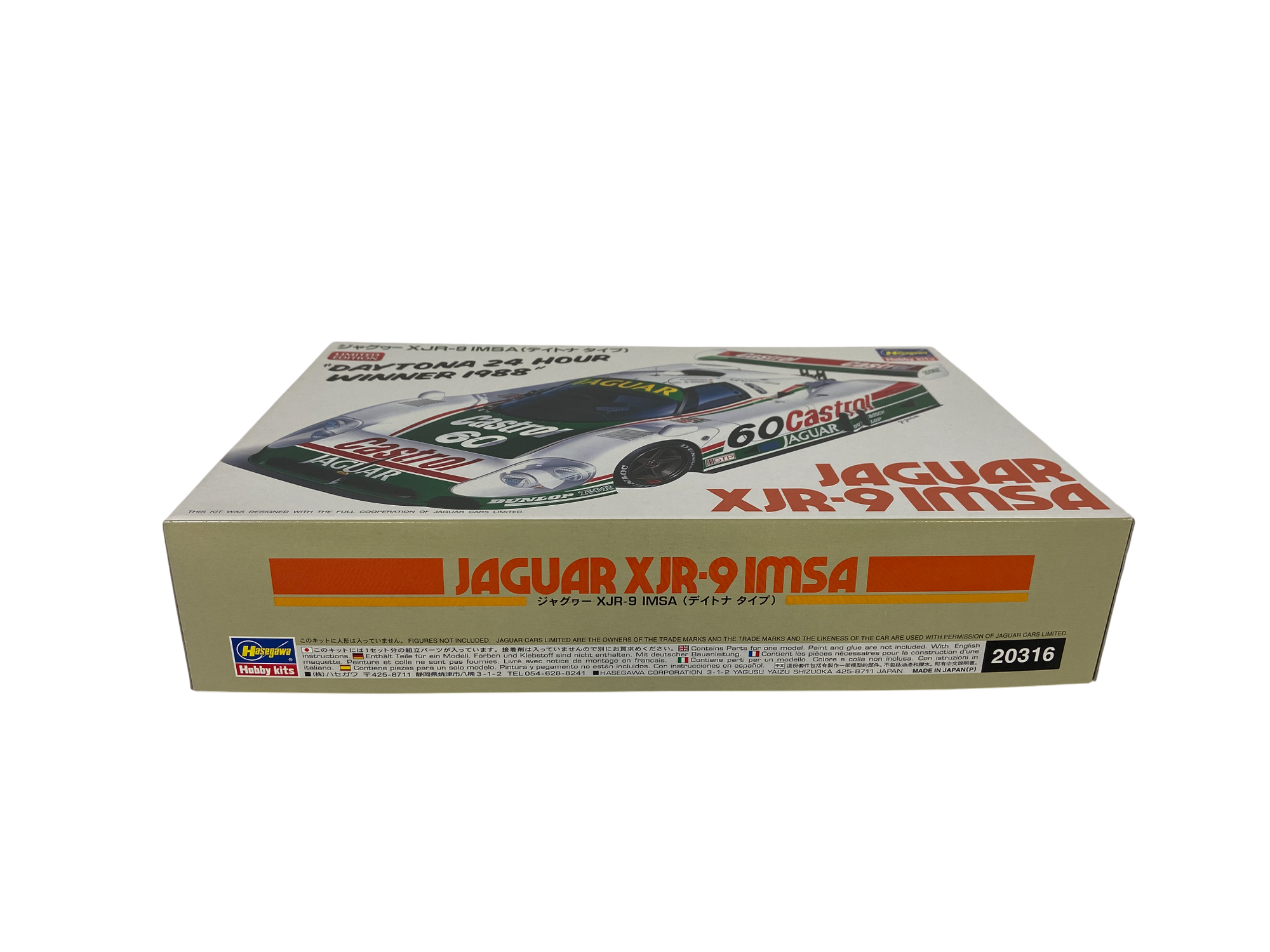 Hasegawa 1:24 Jaguar XJR-9 IMSA
"Daytona 24 Hour Winner 1988"