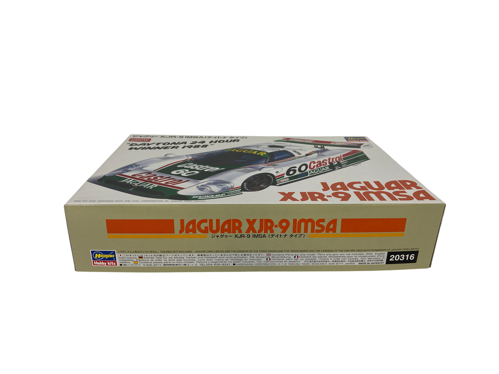 Hasegawa 1:24 Jaguar XJR-9 IMSA
"Daytona 24 Hour Winner 1988"