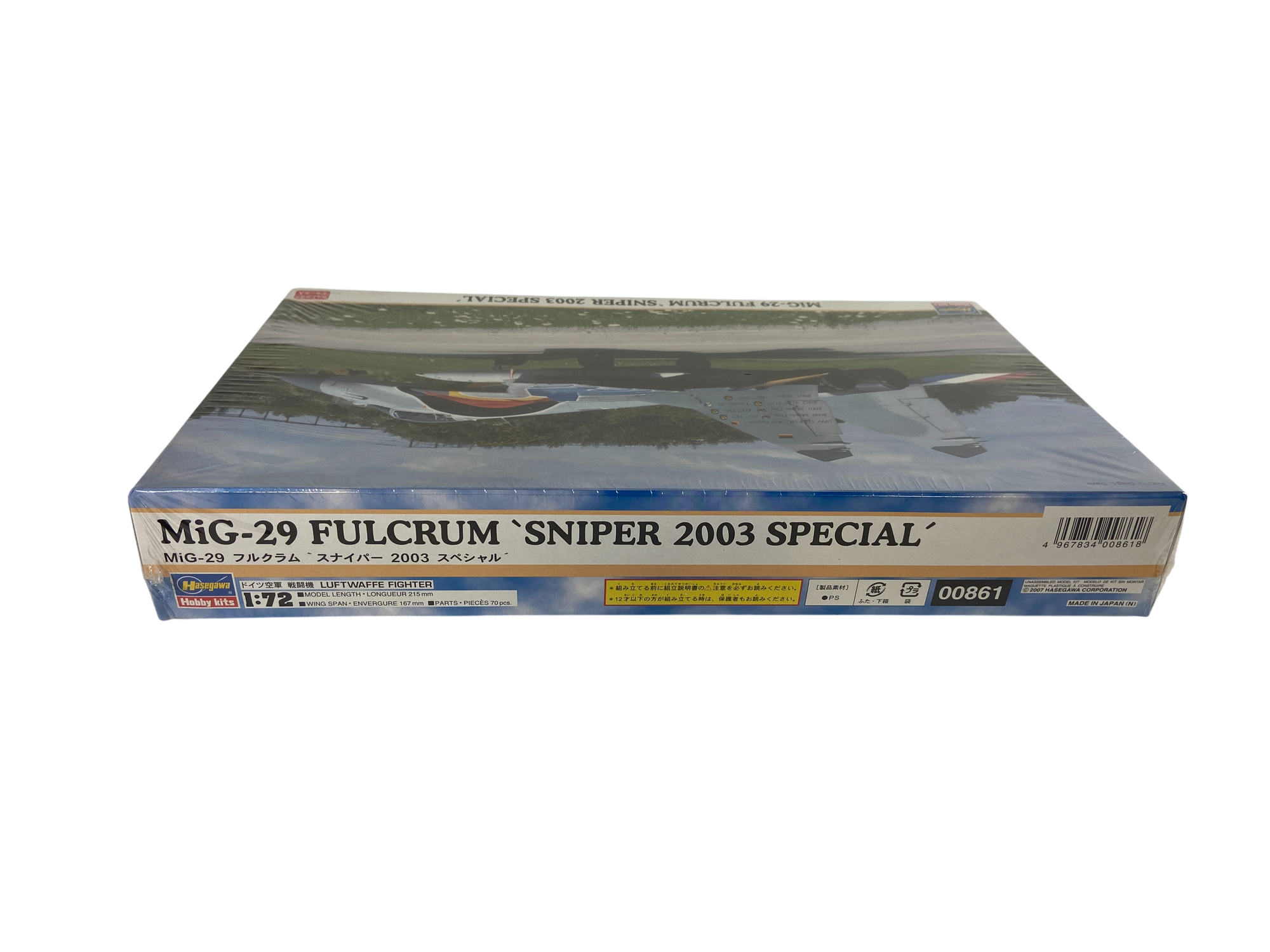 Hasegawa 1:72 MiG-29 Fulcrum 'Sniper 2003 Special' 00861