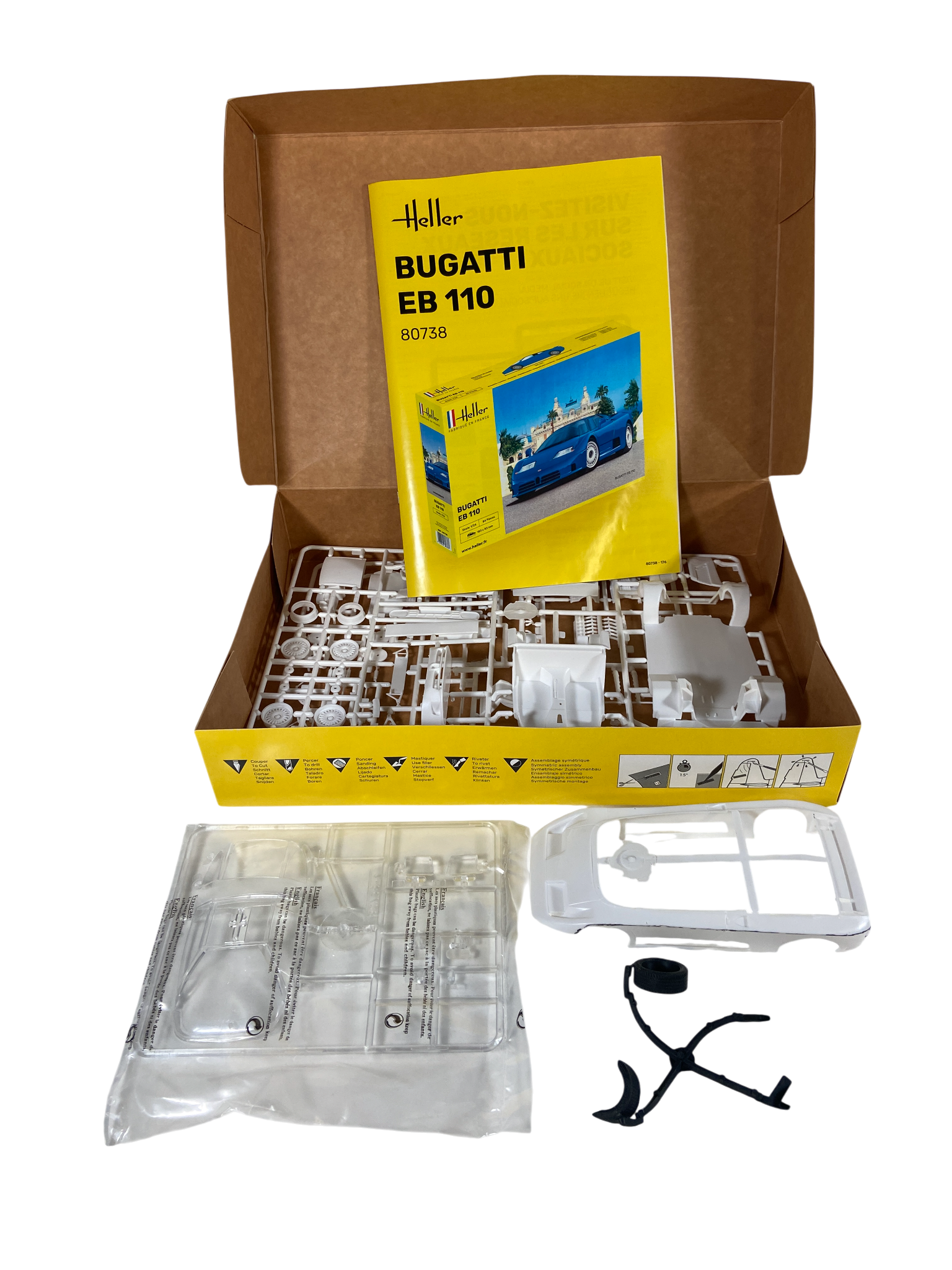Heller 1:24 Bugatti EB 110 80738