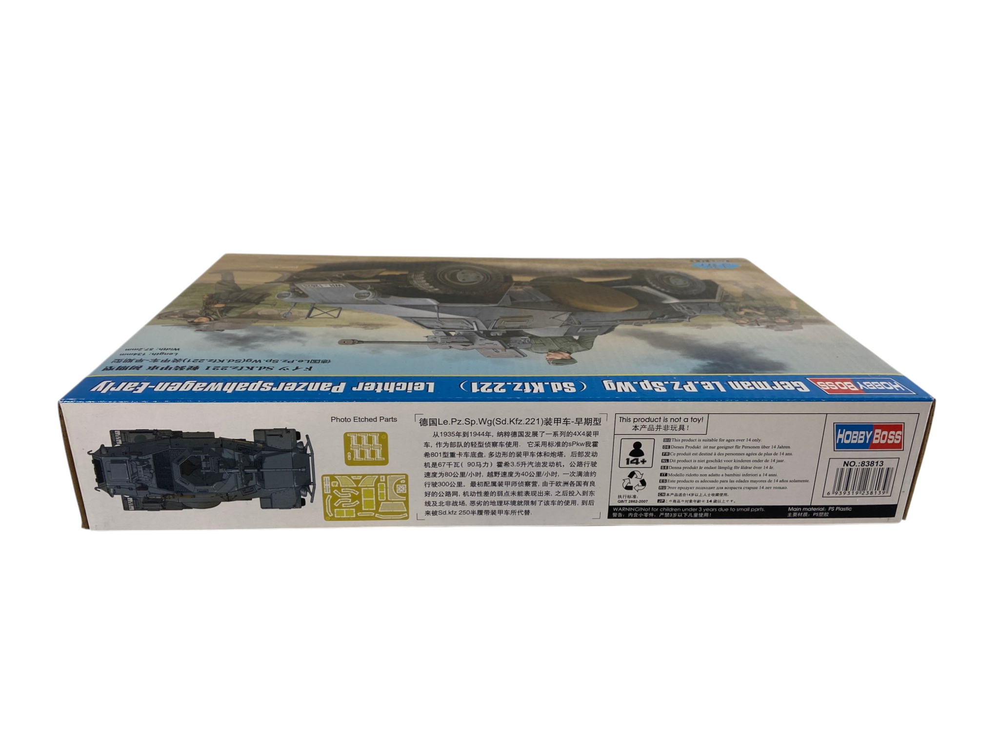 HobbyBoss 1:35 German Le.Pz.Sp.Wg. (Sd.Kfz. 221) Leichter Panzerspähwagen (early) 83813