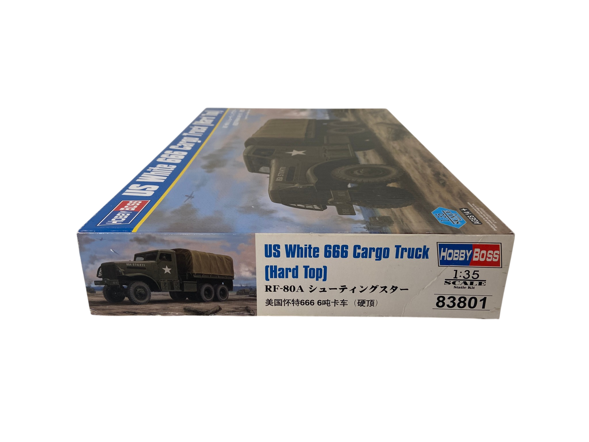 HobbyBoss 1:35 US White 666 Cargo Truck (Hard Top) 83801