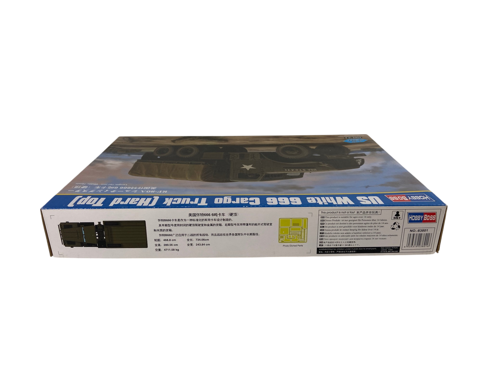 HobbyBoss 1:35 US White 666 Cargo Truck (Hard Top) 83801