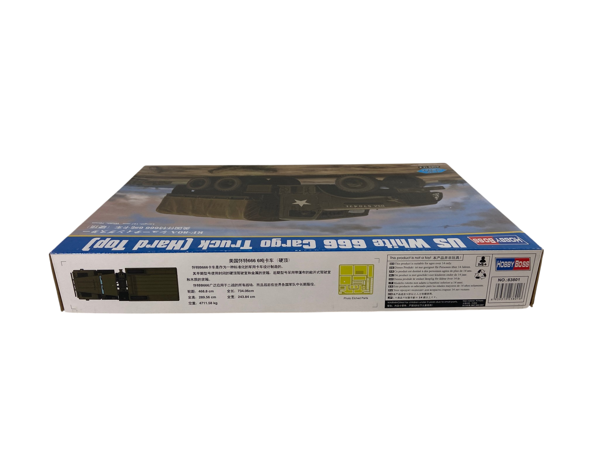 HobbyBoss 1:35 US White 666 Cargo Truck (Hard Top) 83801