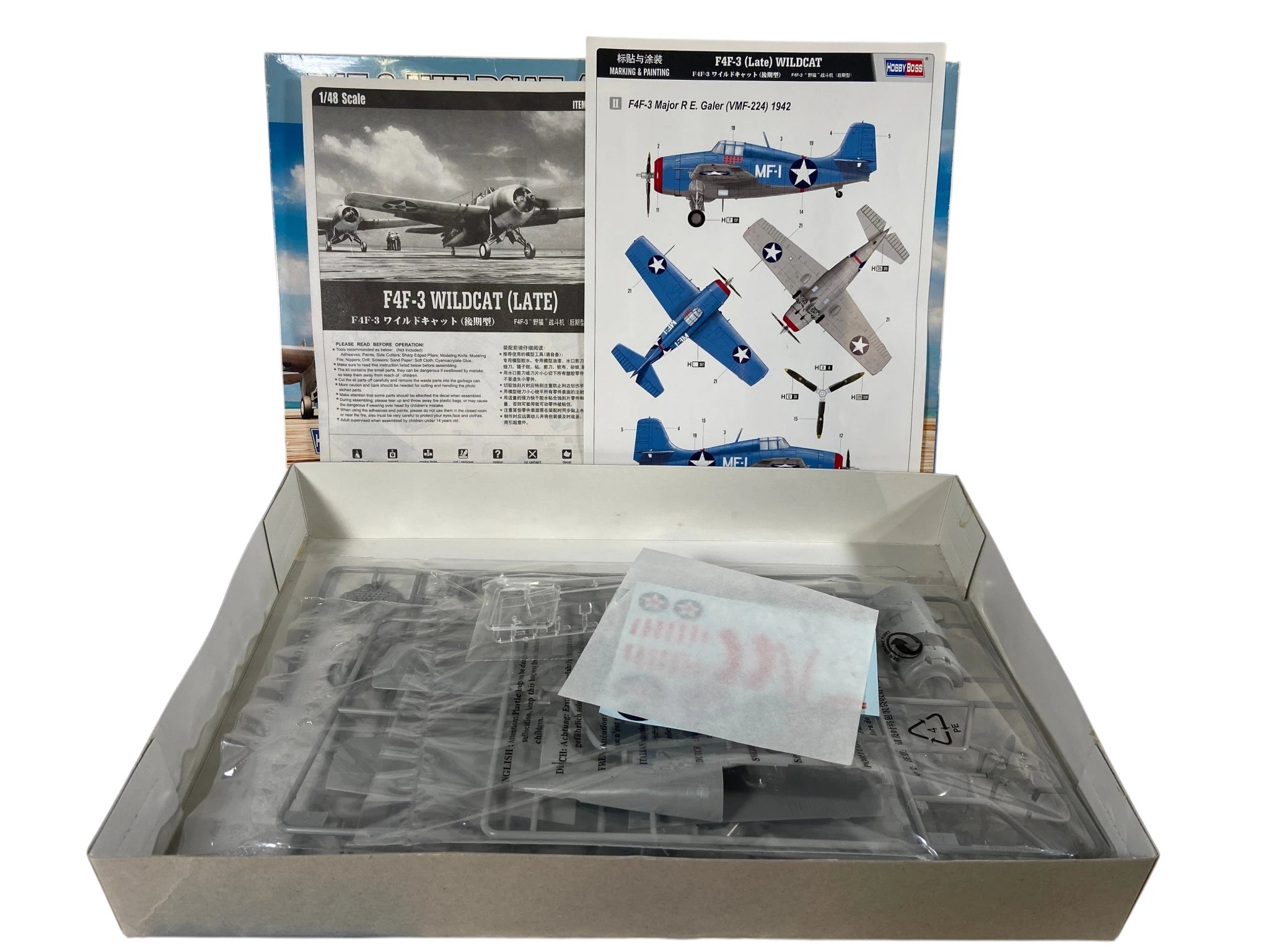 Hobby Boss 1:48 F4F-3 Wildcat Late Version incl. upgrades 80327