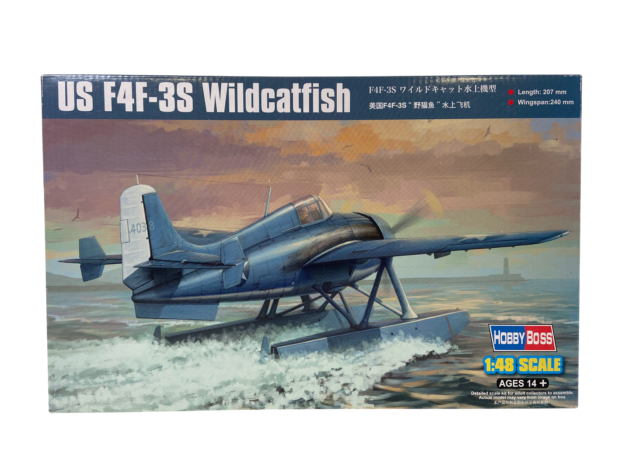 HobbyBoss 1:48 US F4F-3S Wildcatfish 81729