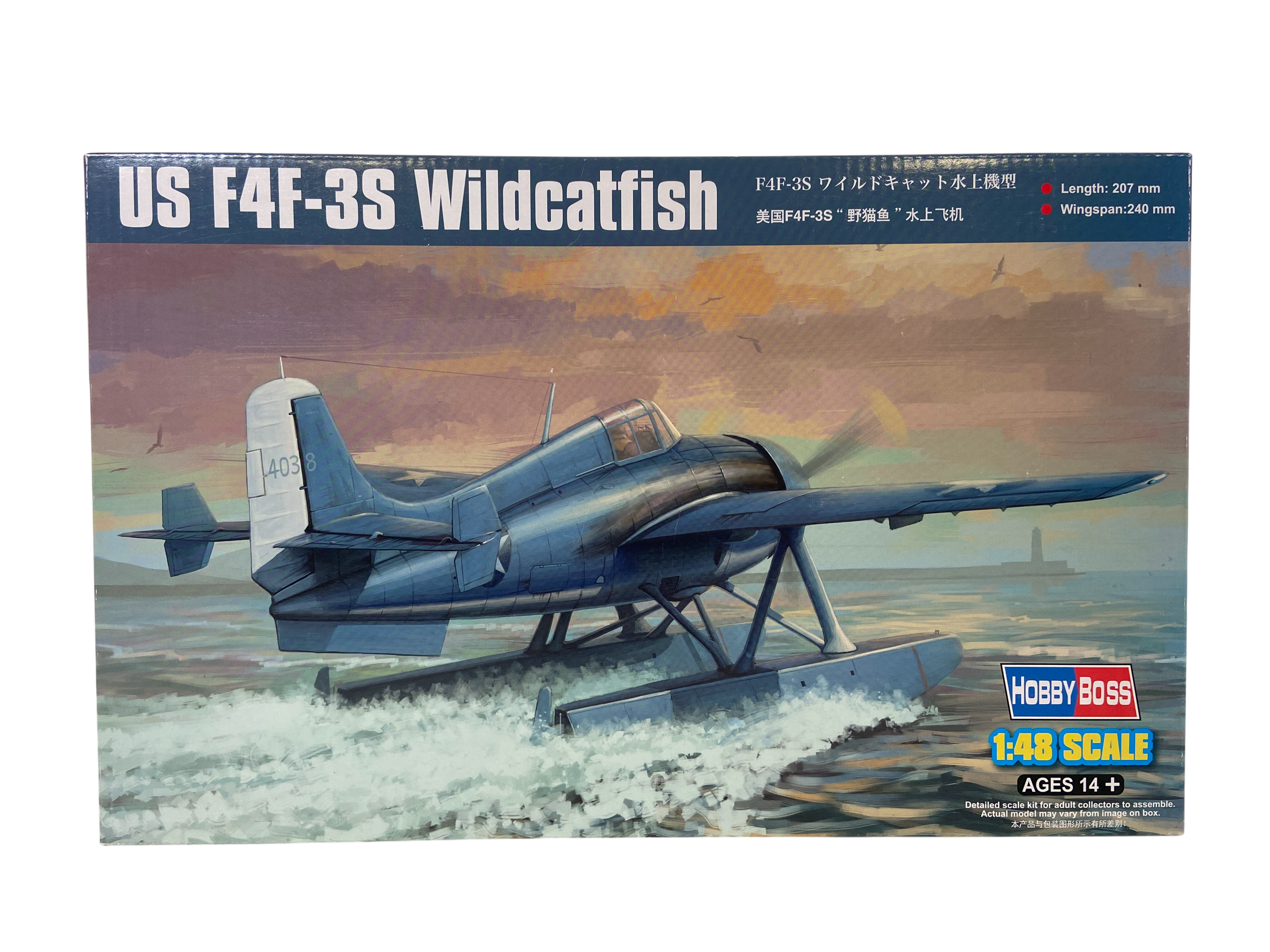 HobbyBoss 1:48 US F4F-3S Wildcatfish 81729