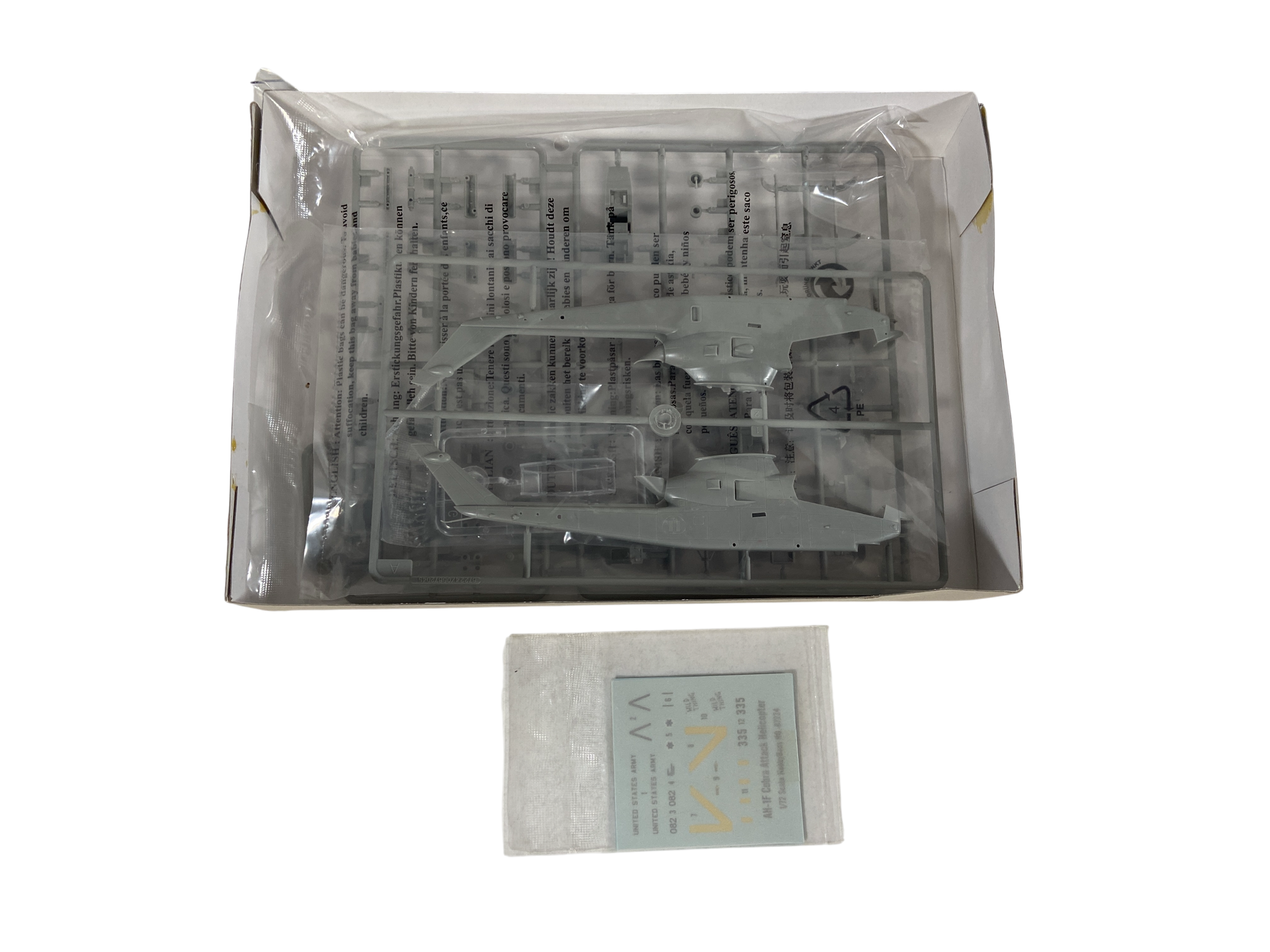 HobbyBoss 1:72 AH-1F Cobra Attack Helicopter 87224