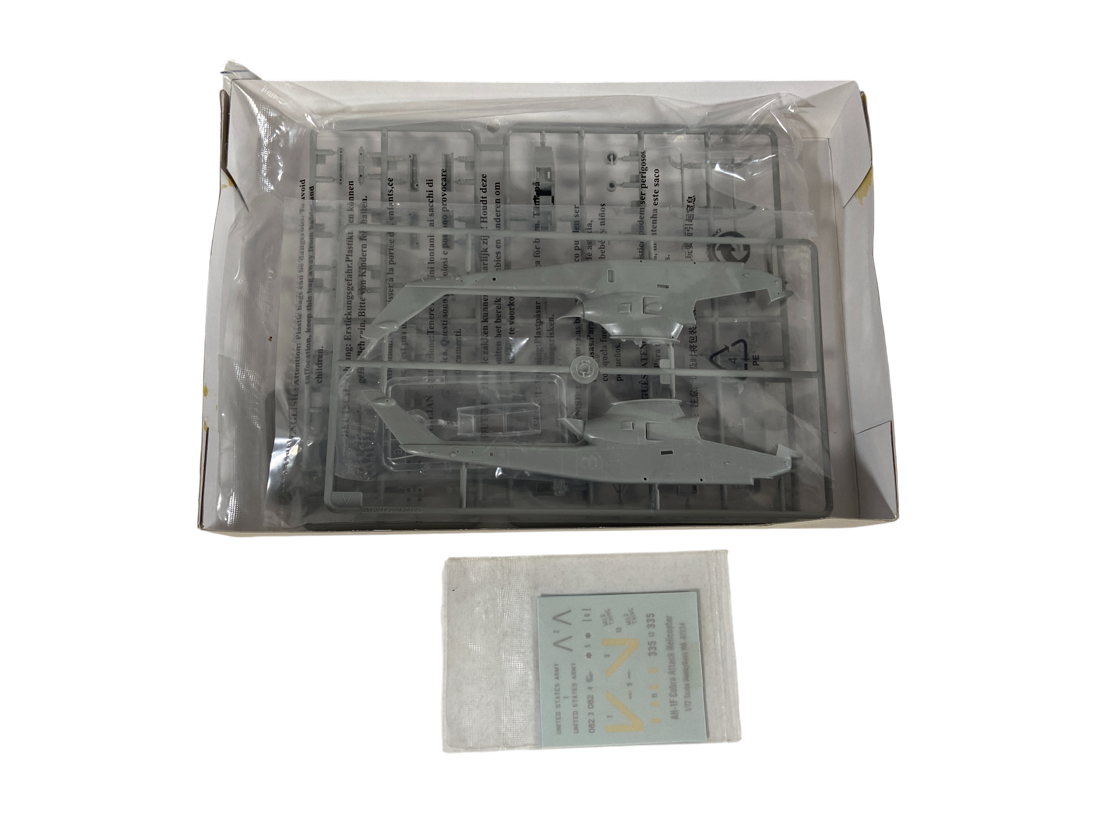 HobbyBoss 1:72 AH-1F Cobra Attack Helicopter 87224