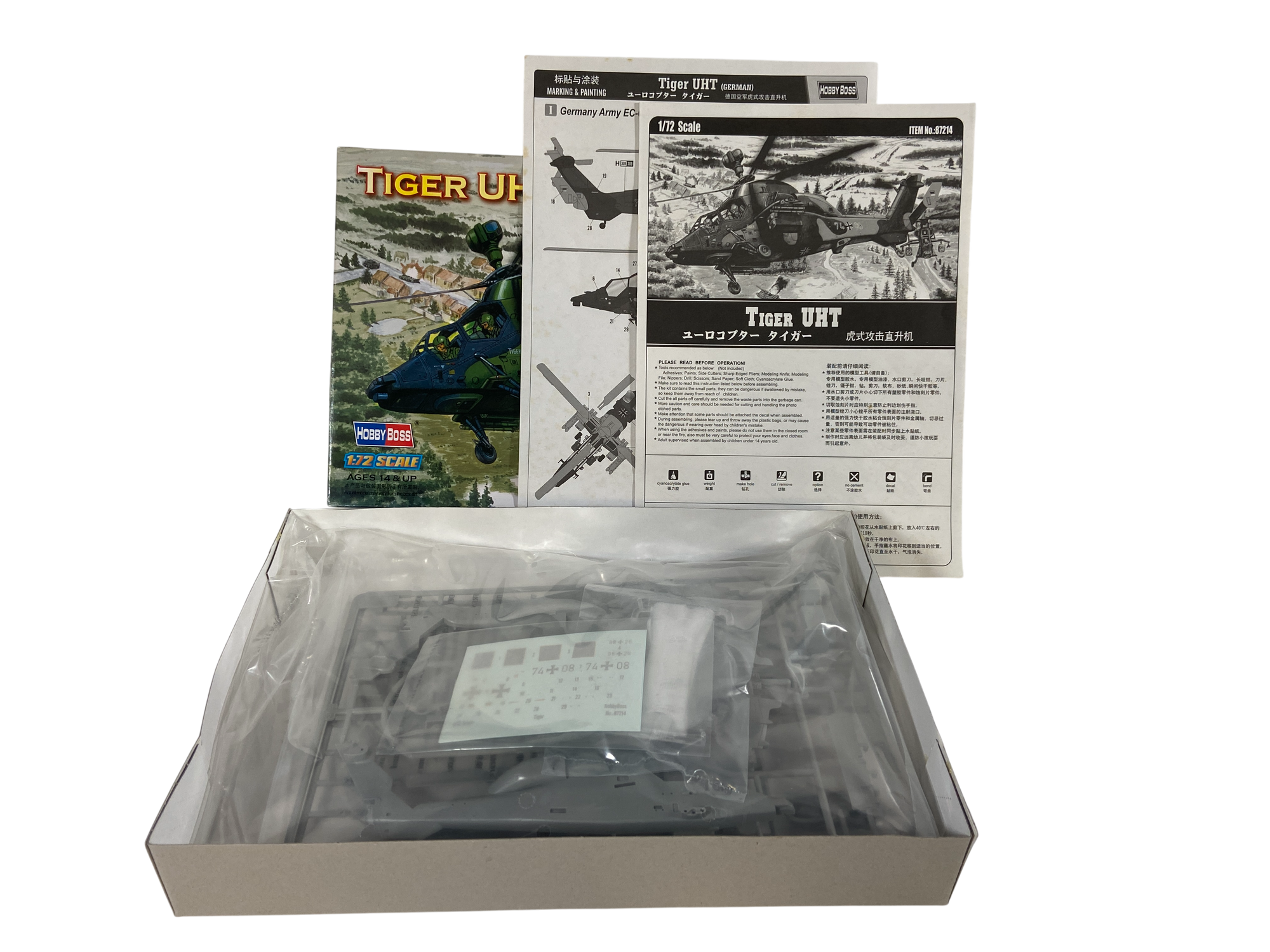 HobbyBoss 1:72 Tiger UHT (German) 87214