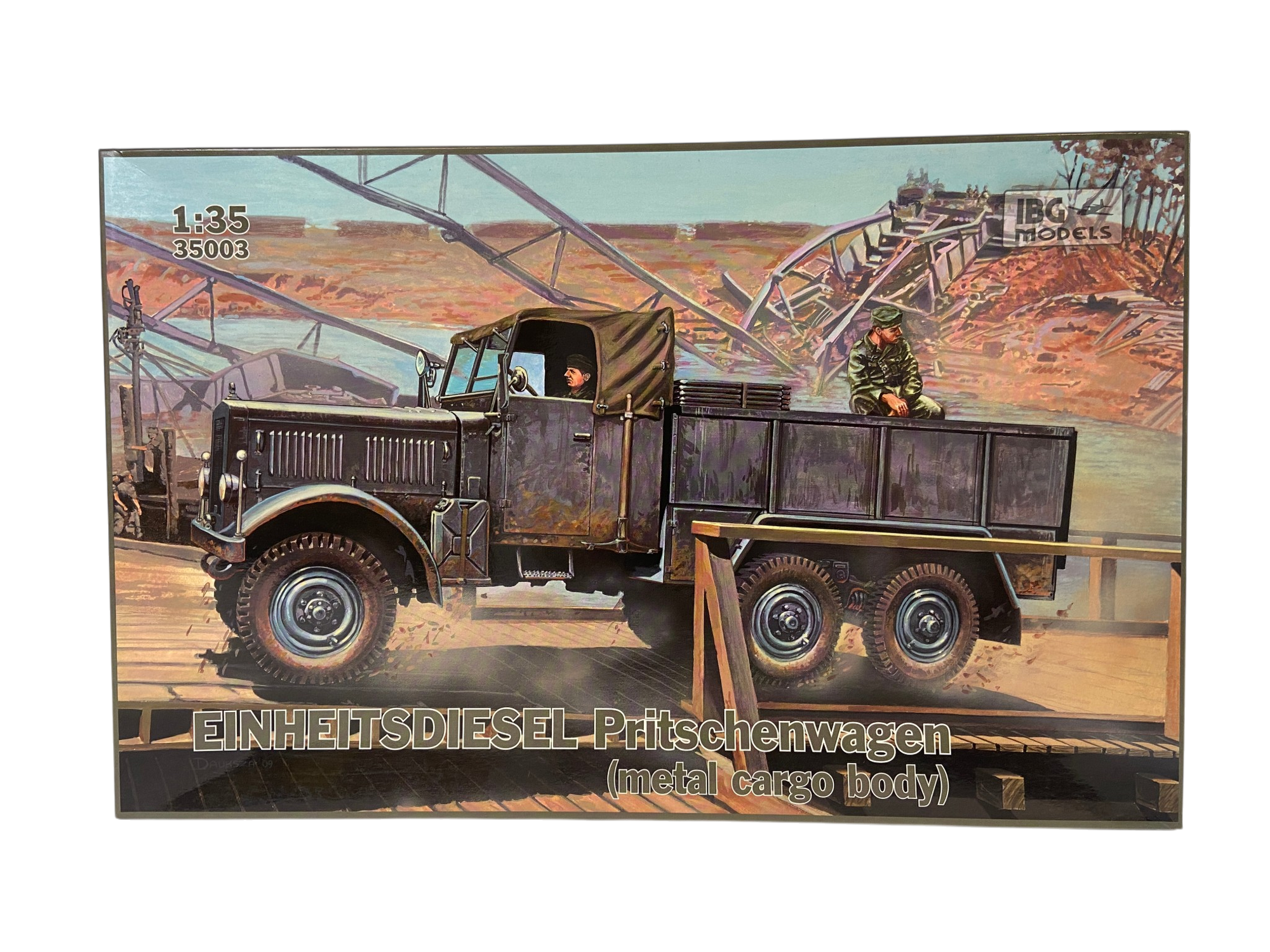 IBG Models 1:35 Einheitsdiesel Pritschenwagen (metal cargo body) 35003