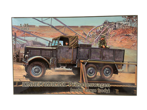 IBG Models 1:35 Einheitsdiesel Pritschenwagen (metal cargo body) 35003