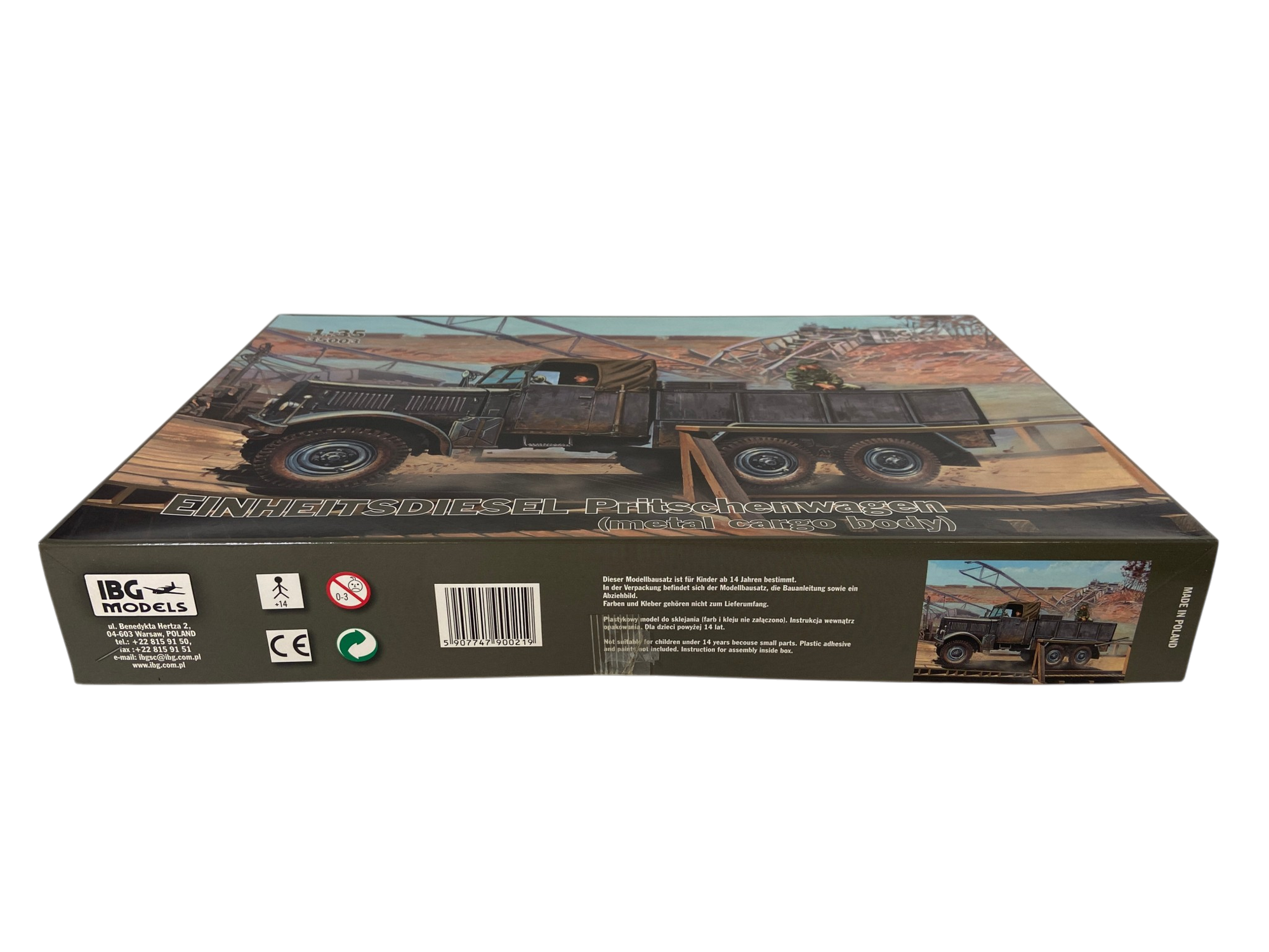 IBG Models 1:35 Einheitsdiesel Pritschenwagen (metal cargo body) 35003