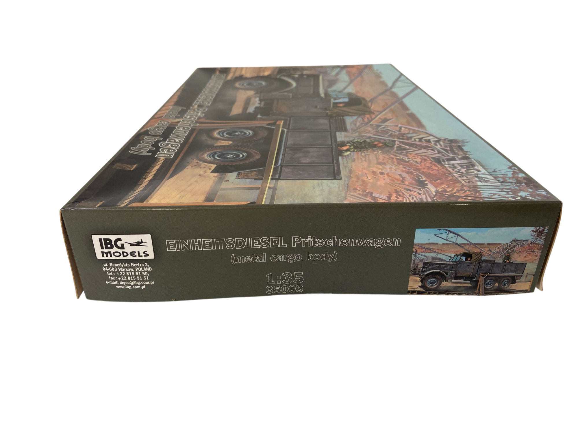 IBG Models 1:35 Einheitsdiesel Pritschenwagen (metal cargo body) 35003
