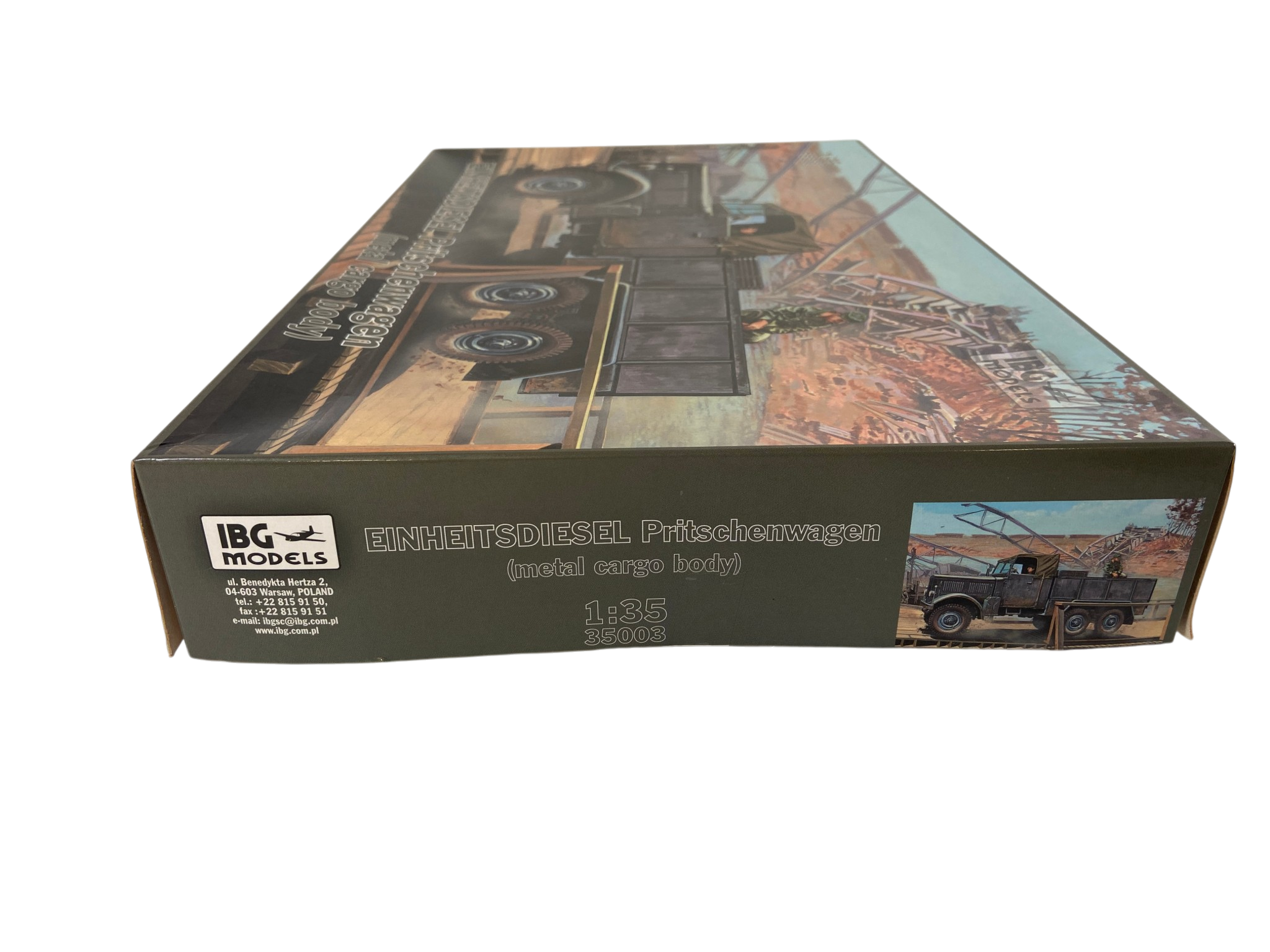 IBG Models 1:35 Einheitsdiesel Pritschenwagen (metal cargo body) 35003