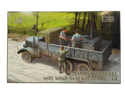 IBG Models 1:35 Einheitsdiesel with small field kitchen Hf. 14 35007