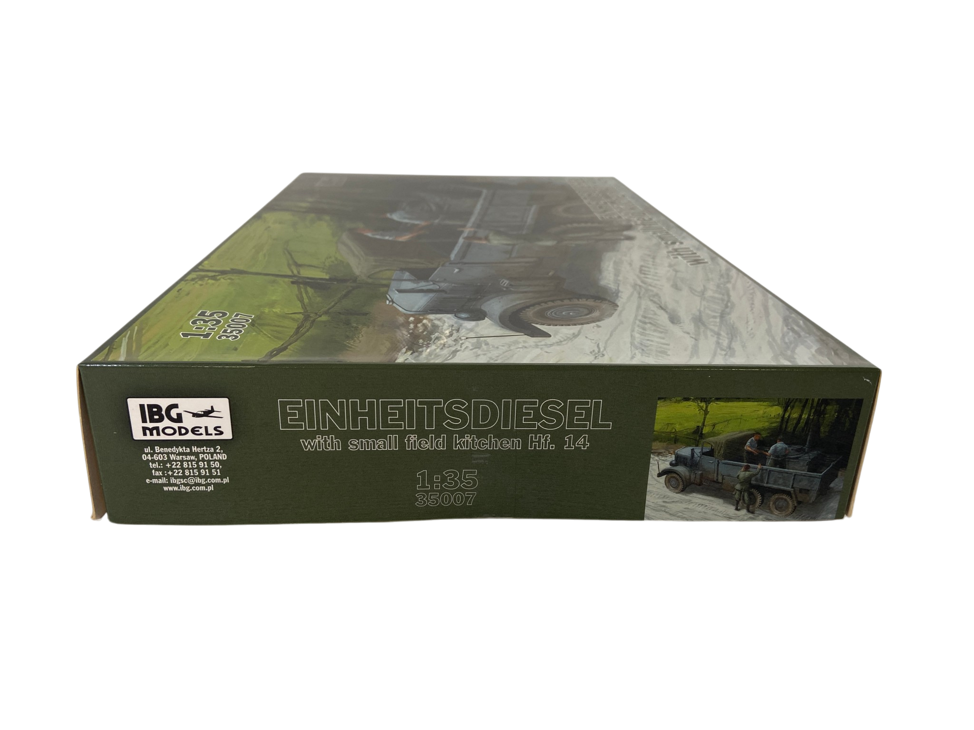 IBG Models 1:35 Einheitsdiesel with small field kitchen Hf. 14 35007