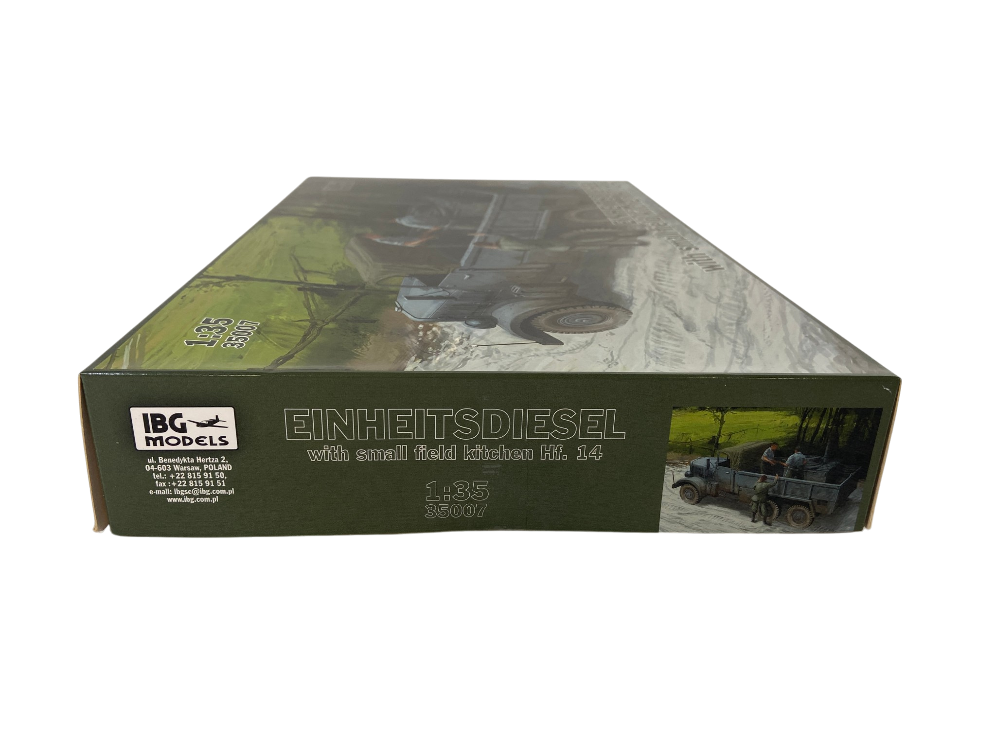 IBG Models 1:35 Einheitsdiesel with small field kitchen Hf. 14 35007
