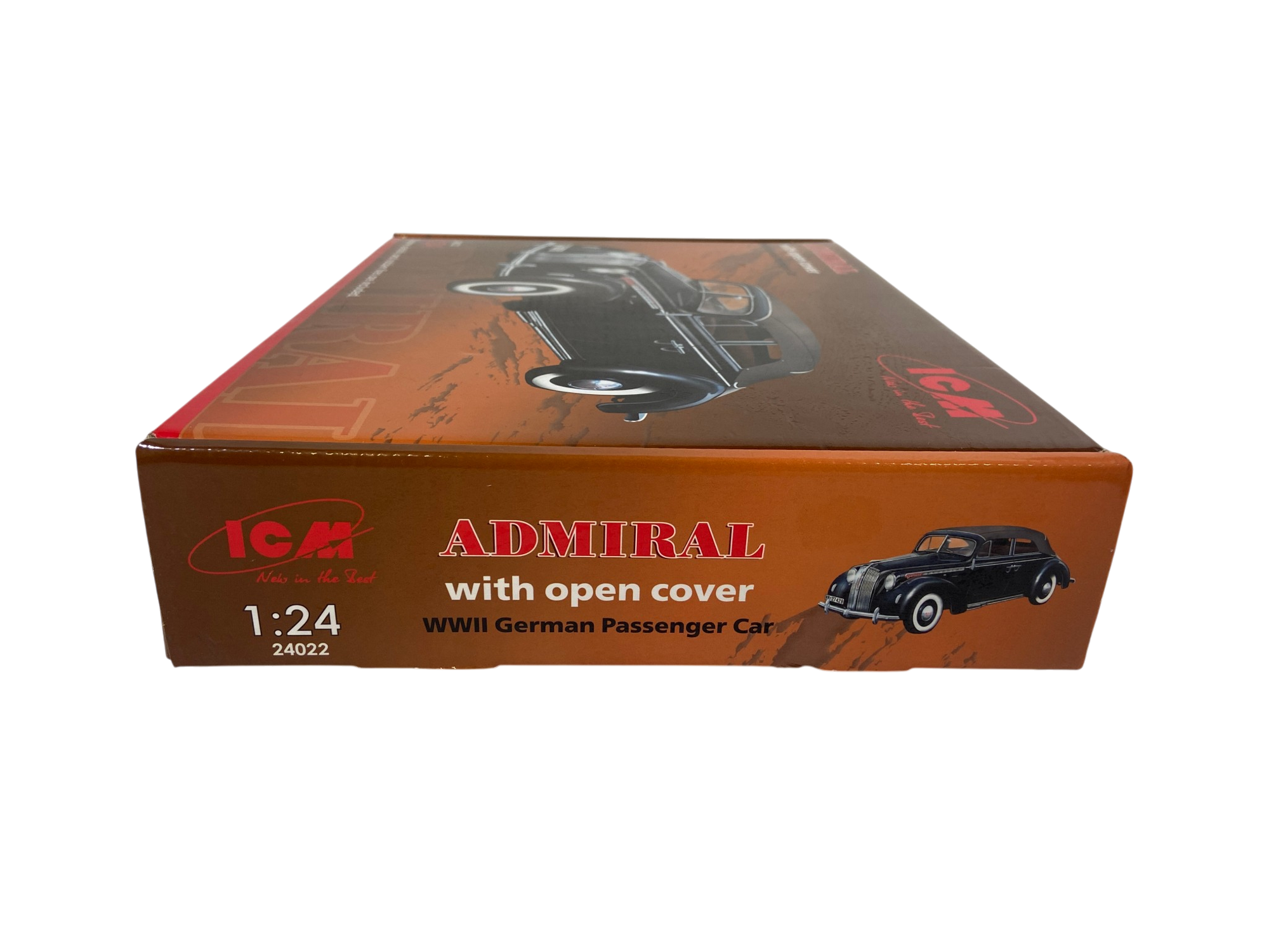 ICM 1:24 Opel Admiral Kabriolett WW2 German Passenger Car 24022