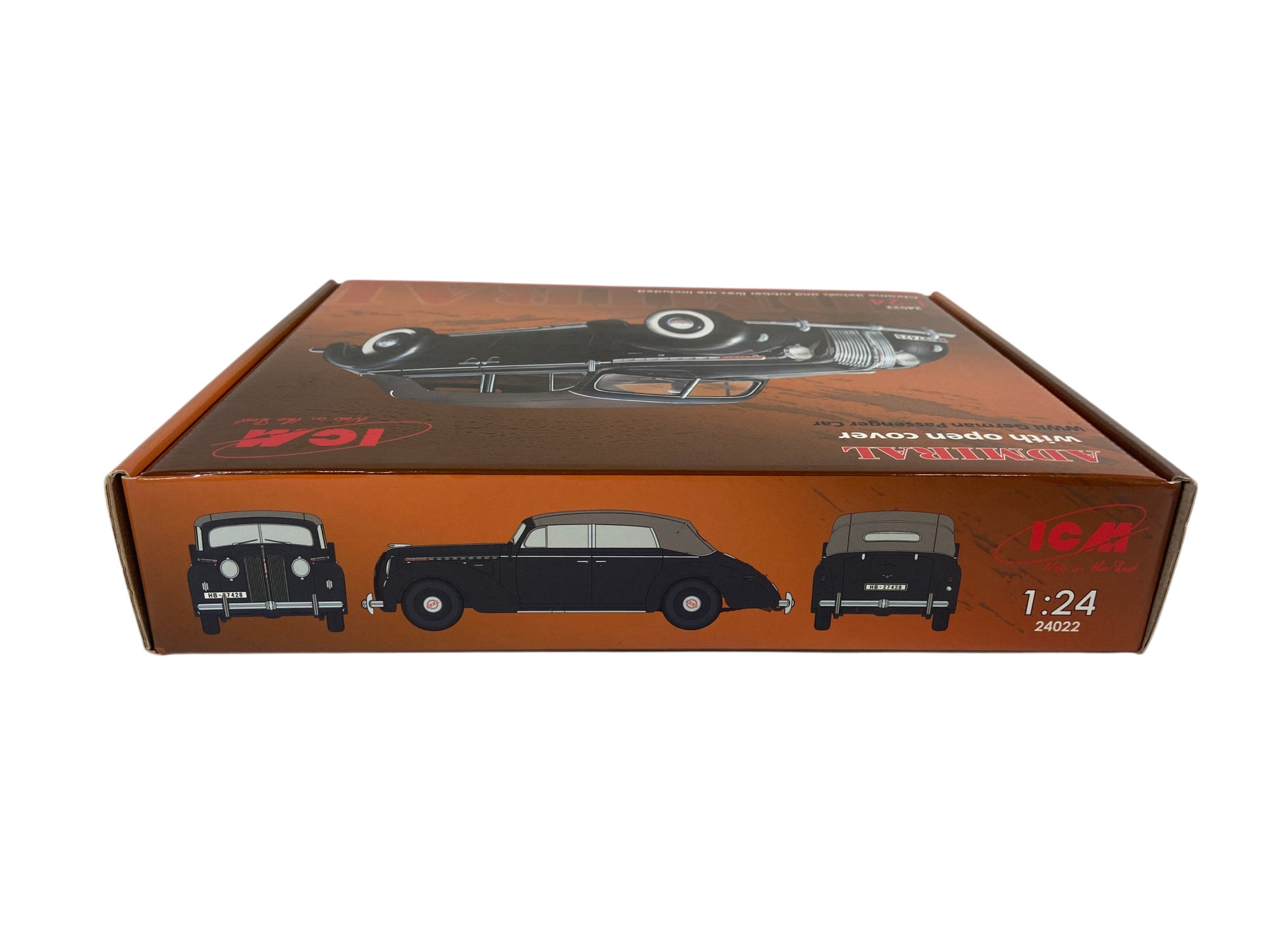 ICM 1:24 Opel Admiral Kabriolett WW2 German Passenger Car 24022