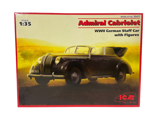 ICM 1:35 Admiral Cabriolet WWII German Staff Car with Figures 35471