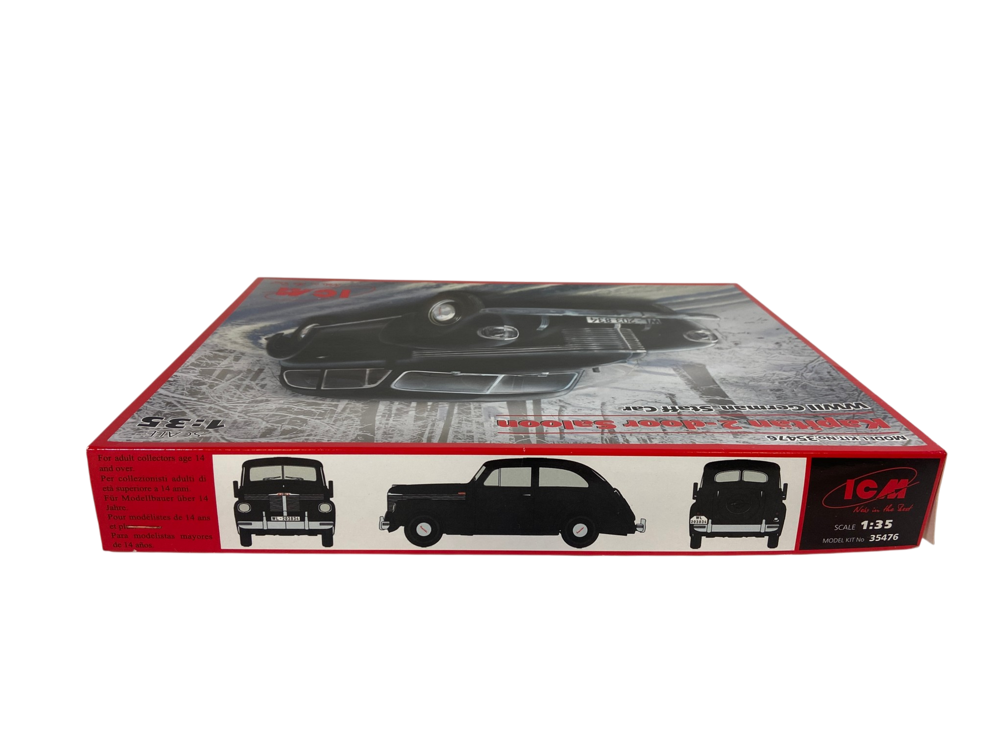 ICM 1:35 Kapitän 2-door Saloon WWII German Staff Car 35476