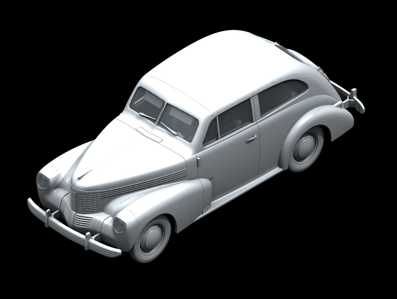 ICM 1:35 Kapitän 2-door Saloon WWII German Staff Car 35476