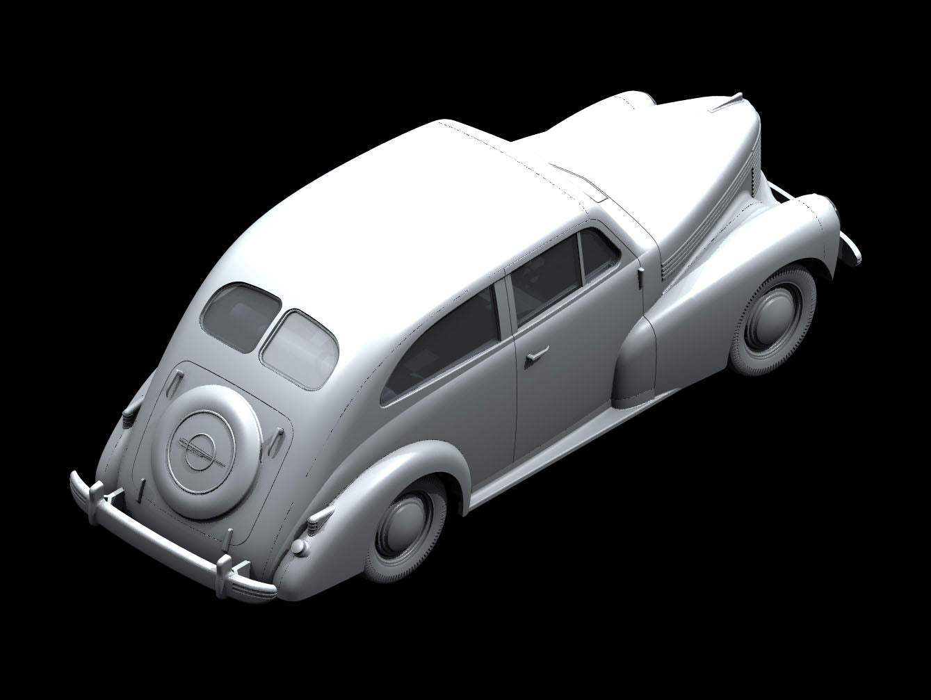 ICM 1:35 Kapitän 2-door Saloon WWII German Staff Car 35476